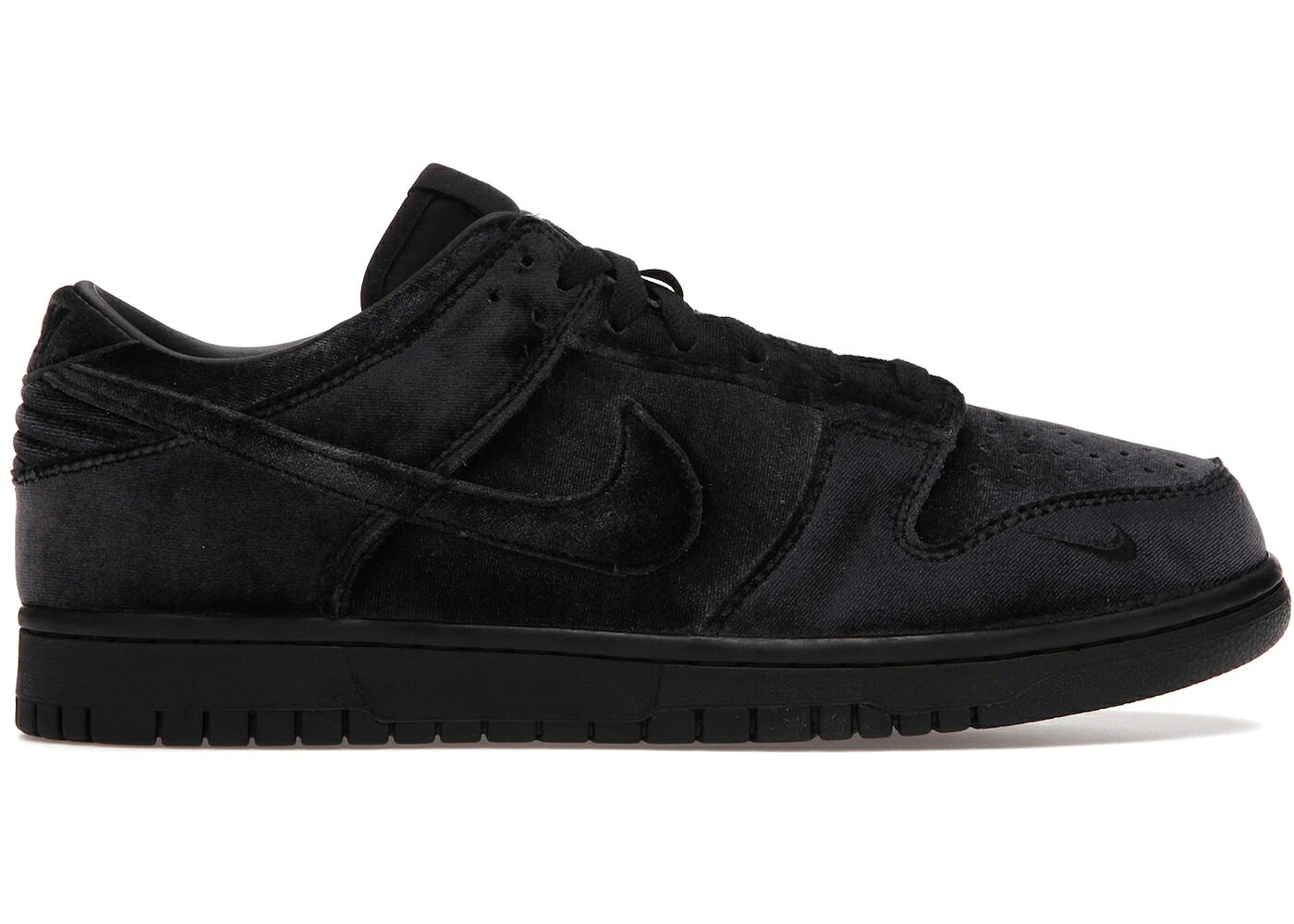 ナイキ ダンク 表どおり 黒いこと 黒いこと ダンクロー スニーカー メンズ NIKE DUNK LOW DOVER STREET MARKET TRIPLE BLACK VELVET / BLACK BLACK BLACK