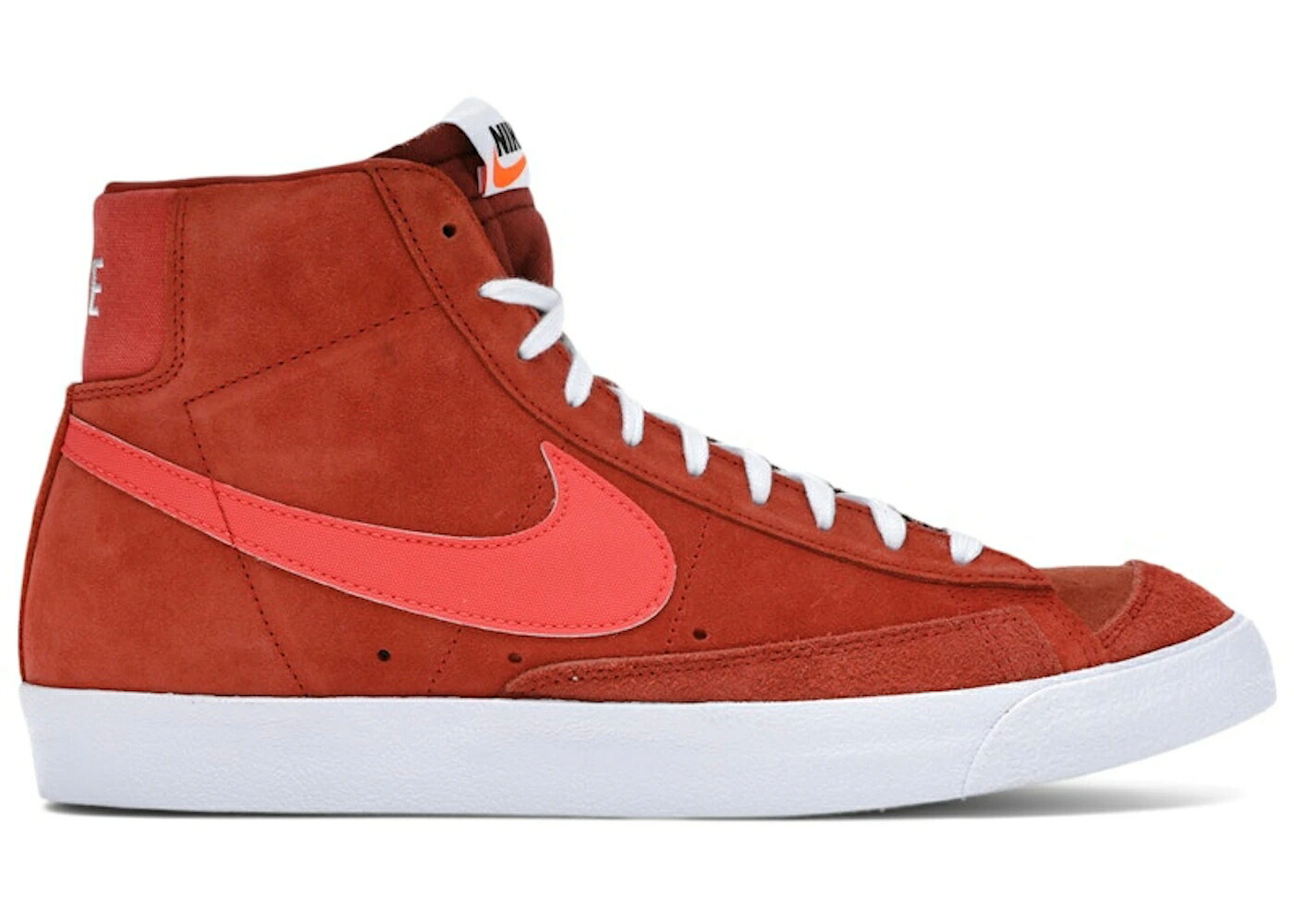 ナイキ ブレイザー ミッド 橙 オレンジ色 クリムゾン スニーカー メンズ NIKE BLAZER MID 77 MANTRA ORANGE / MANTRA ORANGE BRIGHT CRIMSON