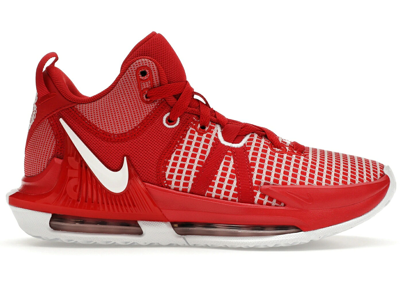 ナイキ レブロン 赤 赤いこと ウィットネス スニーカー メンズ NIKE LEBRON WITNESS 7 肺結核 UNIVERSITY RED / UNIVERSITY RED UNIVERSITY RED
