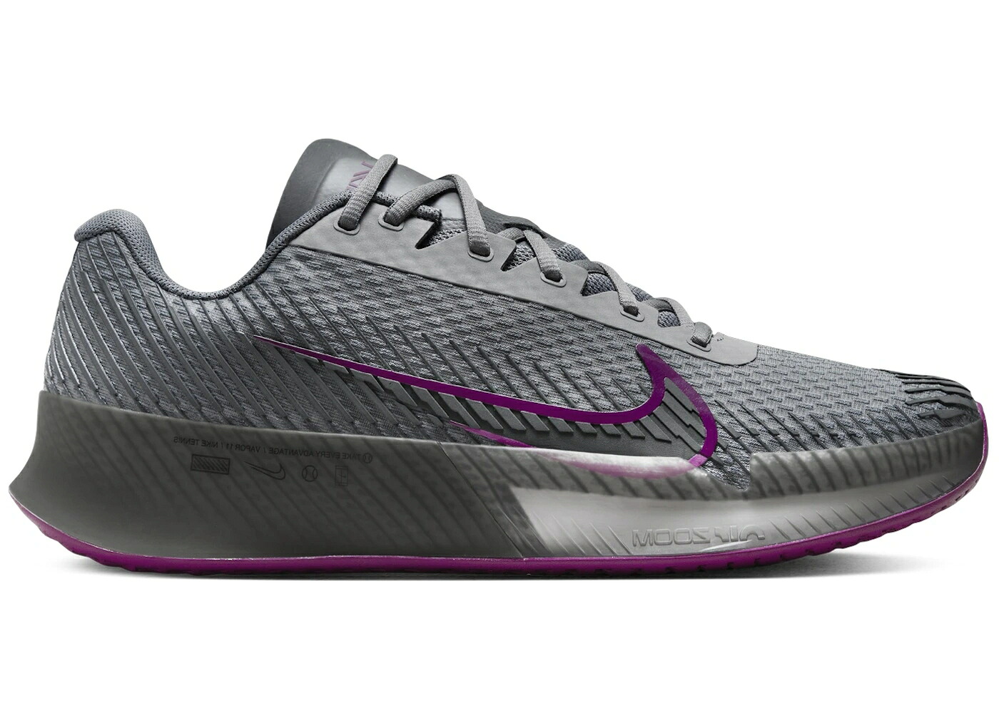 ナイキ 厚地の外套 望遠レンズ 薄墨色 薄墨色 黒いこと 黒いこと スニーカー メンズ NIKE COURT AIR ZOOM VAPOR 11 HC SMOKE GREY DARK SANGRIA BLACK / SMOKE GREY DARK SMOKE GREY