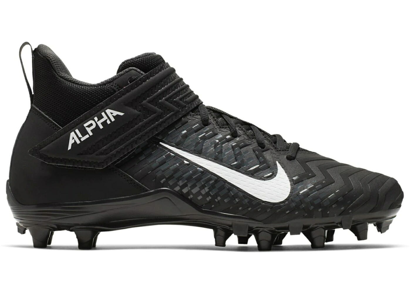 ナイキ アルファ 黒色 ブラック 白色 ホワイト スニーカー メンズ NIKE ALPHA MENACE VARSITY 2 BLACK / BLACK ANTHRACITE WHITE