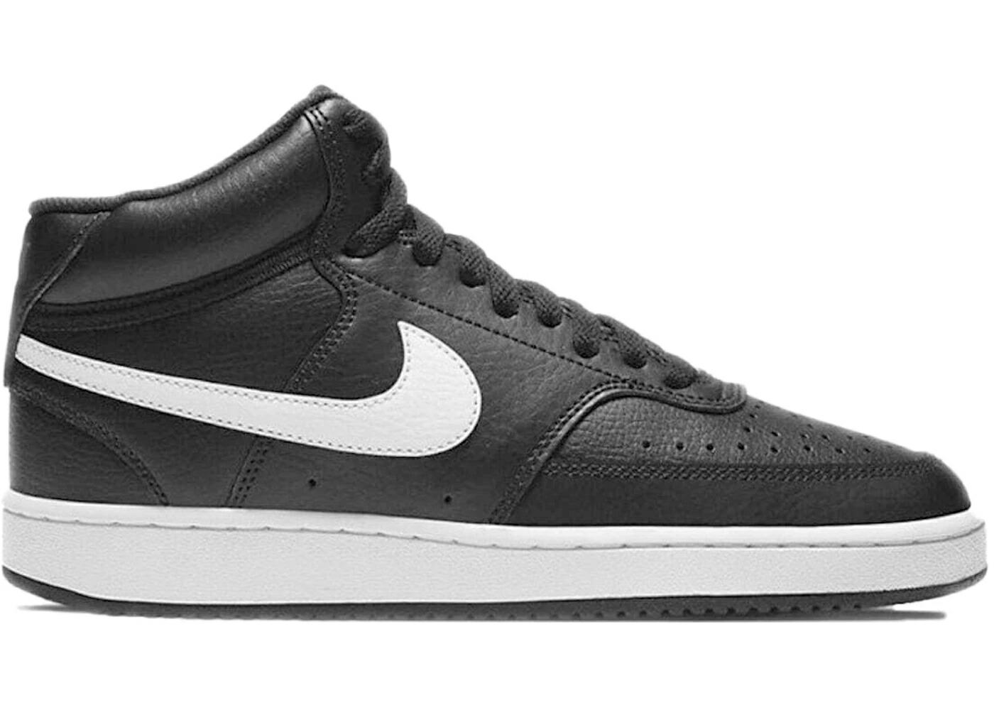 ナイキ 厚地の外套 ミッド 黒いこと 黒いこと 白いこと 白いこと WOMEN\u0027S スニーカー レディース NIKE COURT VISION MID BLACK WHITE (WOMEN\u0027S) / BLACK WHITE