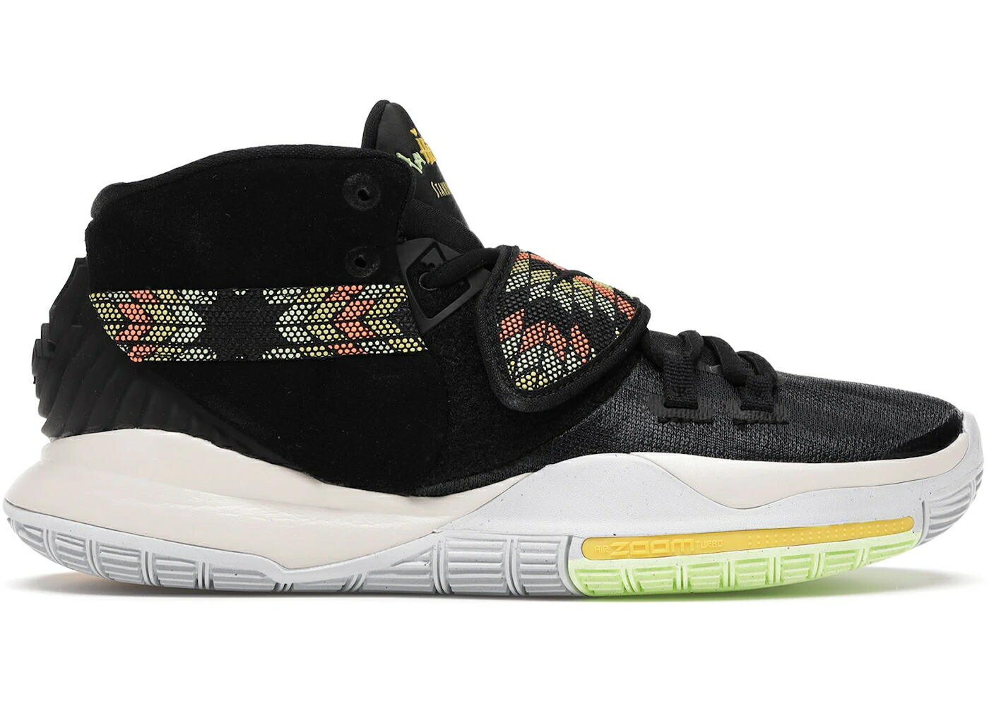 ナイキ カイリー 黒いこと 黒いこと 純一無雑 プラチナム スニーカー メンズ NIKE KYRIE 6 N7 BLACK (2020) / BLACK PURE PLATINUM CITRON PULSE