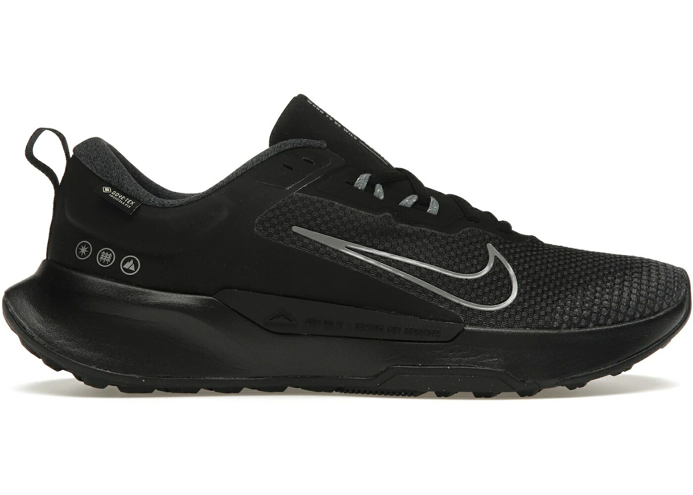 ナイキ ゴアテックス 黒色 ブラック クール 灰色 グレー スニーカー メンズ NIKE JUNIPER TRAIL 2 GORE-TEX BLACK ANTHRACITE COOL GREY / BLACK ANTHRACITE COOL GREY