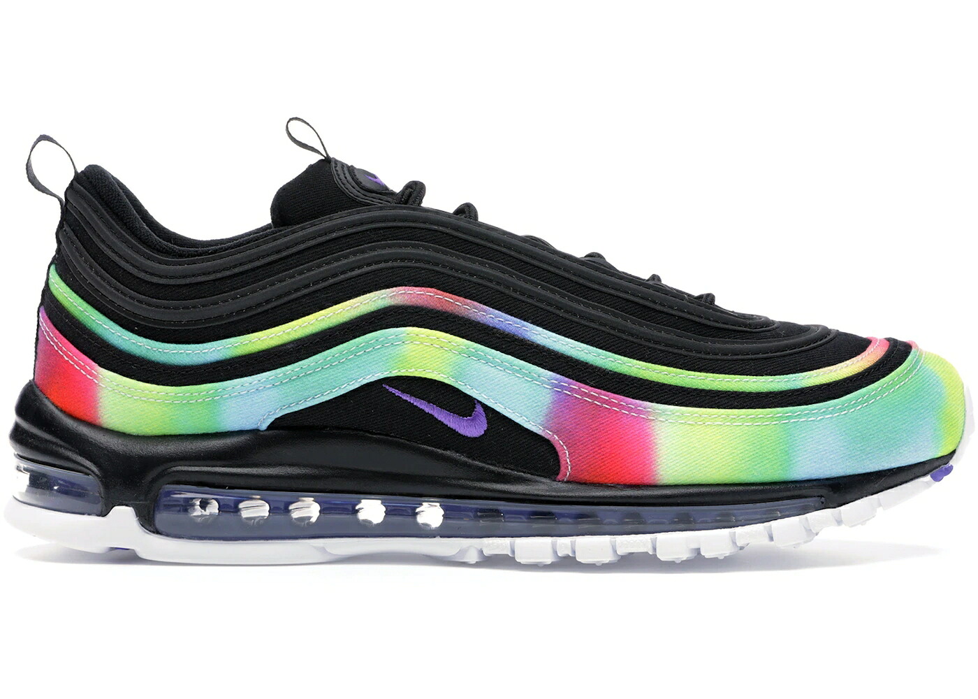ナイキ マックス タイ 黒いこと 黒いこと 大気圏マックス スニーカー メンズ NIKE AIR MAX 97 TIE DYE BLACK / BLACK MULTI COLOR