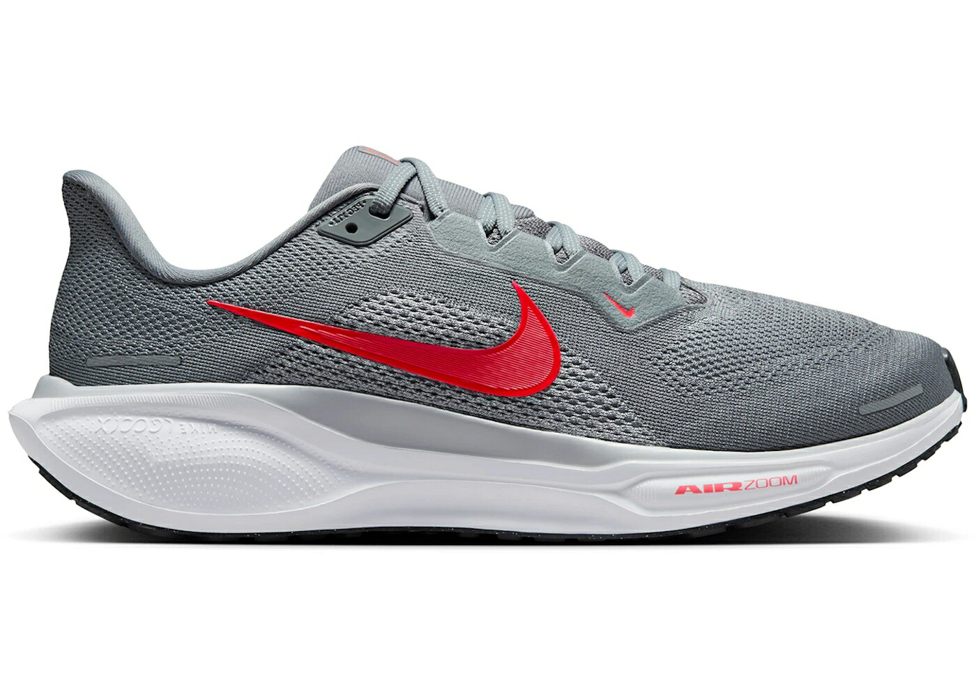 ナイキ ズーム ペガサス クール 灰色 グレー ピュア プラチナム クリムゾン ズームペガサス スニーカー メンズ NIKE AIR ZOOM PEGASUS 41 COOL GREY WOLF PURE PLATINUM BRIGHT CRIMSON / COOL GREY WOLF GREY PURE