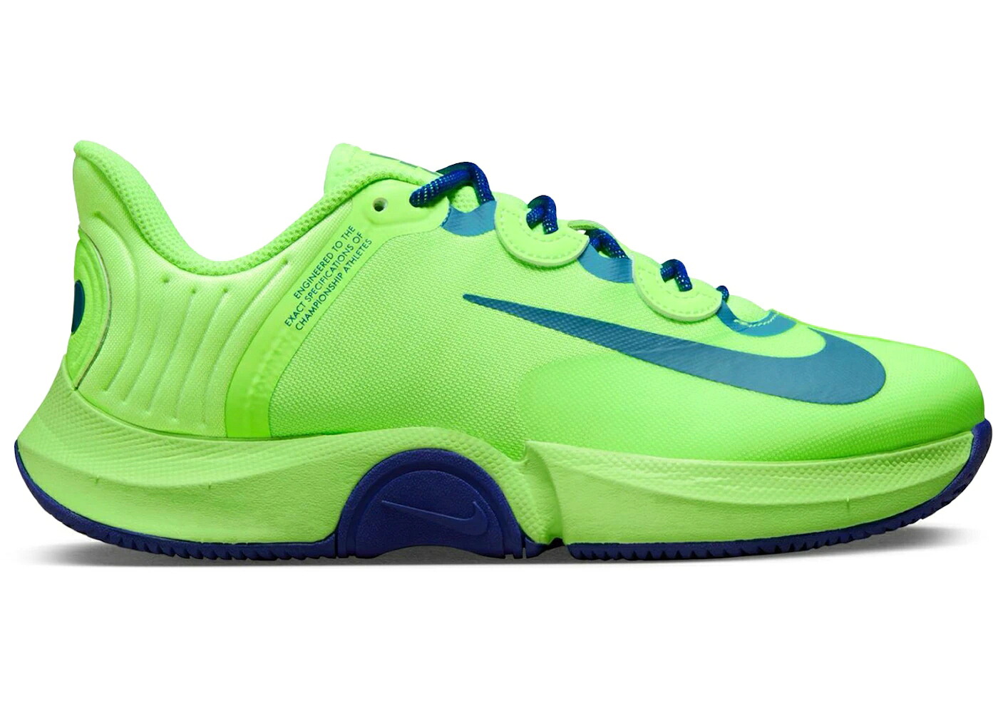 ナイキ コート ズーム ターボ ライム ブラスト 藍色 インディゴ WOMEN'S スニーカー レディース NIKE COURT AIR ZOOM GP TURBO HC NAOMI OSAKA SILENCE IS VIOLENCE (WOMEN'S) / LIME BLAST INDIGO FORCE NOISE|スニケス