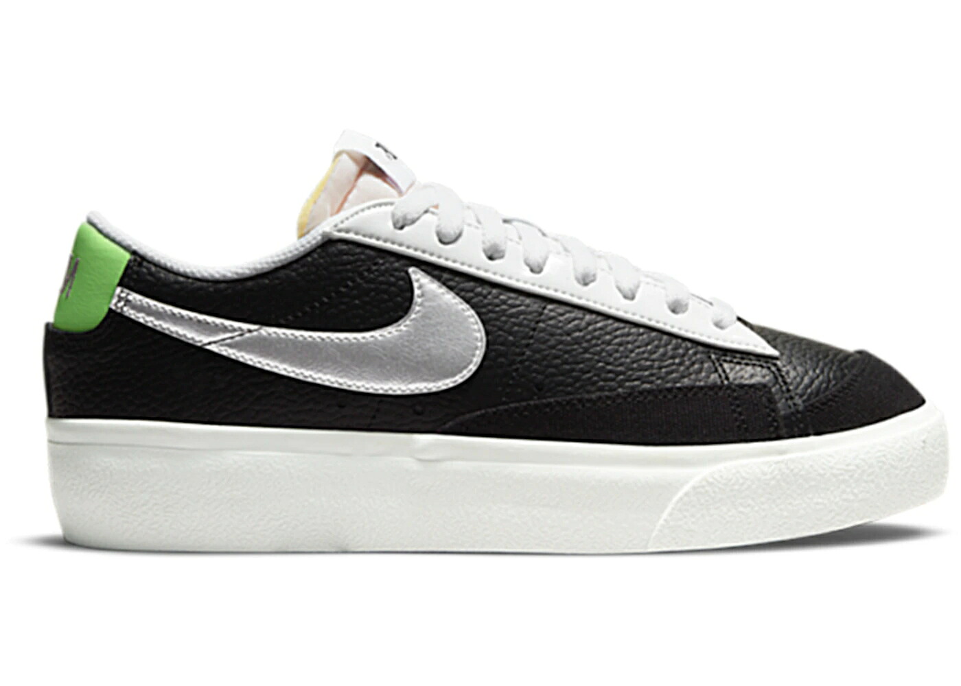 ナイキ ブレイザー 黒いこと 黒いこと しろがね色 しろがね色 WOMEN\u0027S スニーカー レディース NIKE BLAZER LOW PLATFORM BLACK METALLIC SILVER (WOMEN\u0027S) / BLACK METALLIC SILVER