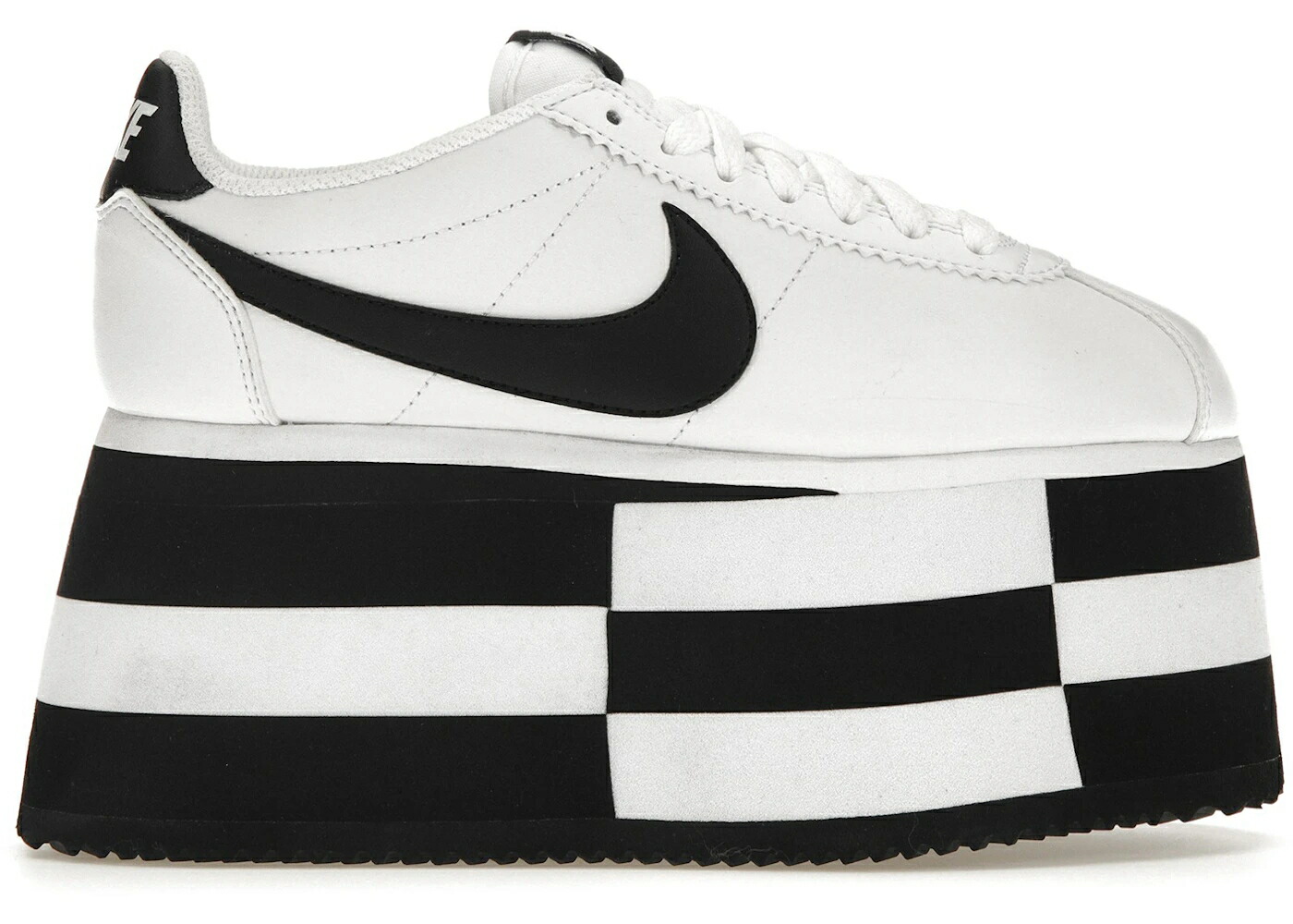 ナイキ コルテッツ 白いこと 白いこと 黒いこと 黒いこと コムデ給仕 WOMEN\u0027S スニーカー レディース NIKE CORTEZ COMME DES GARCONS WHITE (WOMEN\u0027S) / WHITE BLACK