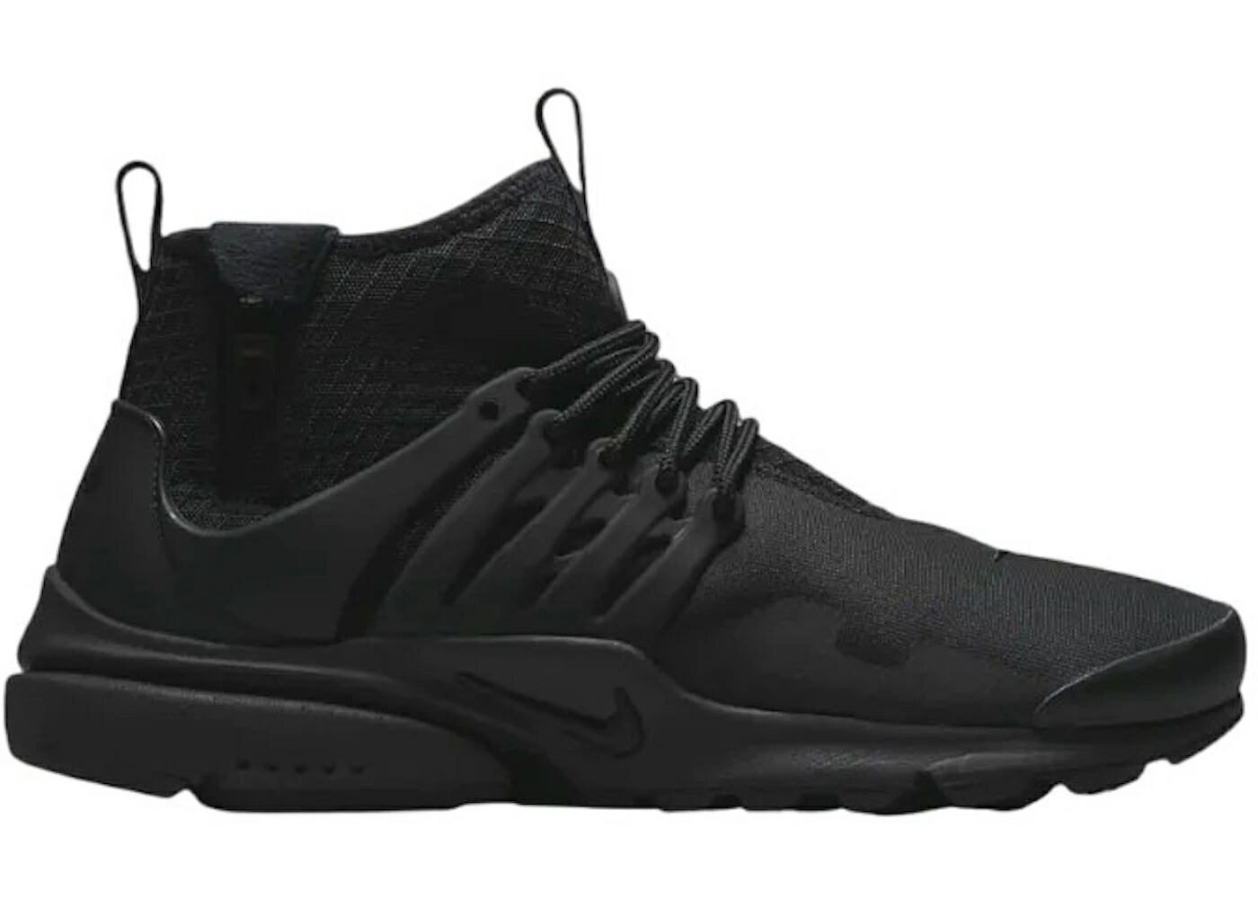 ナイキ プレスト ミッド 黒いこと 黒いこと 大気圏 スニーカー メンズ NIKE AIR PRESTO MID UTILITY TRIPLE BLACK / BLACK BLACK