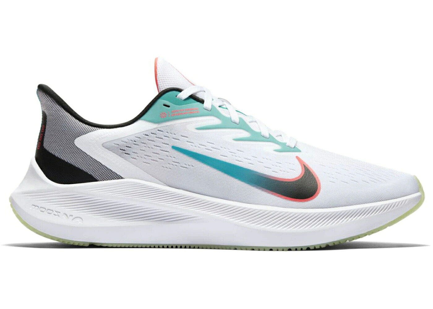 ナイキ 望遠レンズ クリムゾン アクア 白いこと 白いこと スニーカー メンズ NIKE AIR ZOOM WINFLO 7 FLASH CRIMSON AQUA / SUMMIT WHITE FLASH CRIMSON