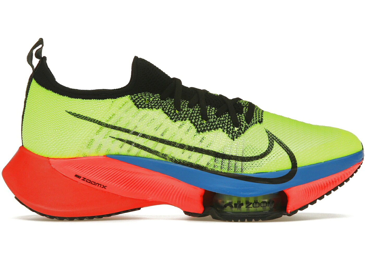 ナイキ 望遠レンズ 飛球編み物 黒いこと 黒いこと クリムゾン NEXT% スニーカー メンズ NIKE AIR ZOOM TEMPO FLYKNIT STEVE PREFONTAINE VOLT / VOLT BLACK BRIGHT CRIMSON LIGHT