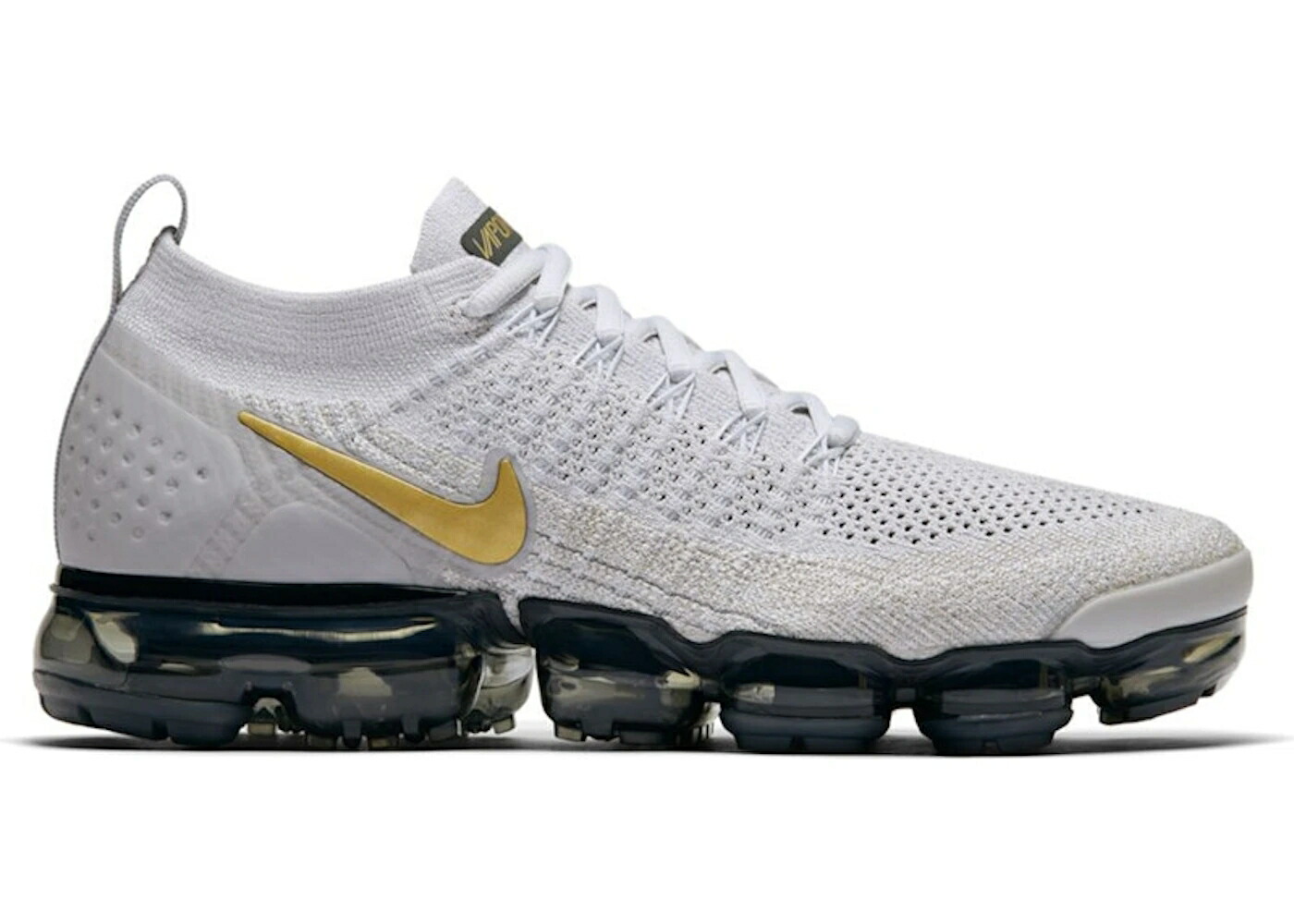 ナイキ 薄墨色 薄墨色 ゴールド 純然たる エアヴェイパーマックス WOMEN\u0027S スニーカー レディース NIKE AIR VAPORMAX 2 VAST GREY METALLIC GOLD (WOMEN\u0027S) / VAST GREY METALLIC GOLD PURE