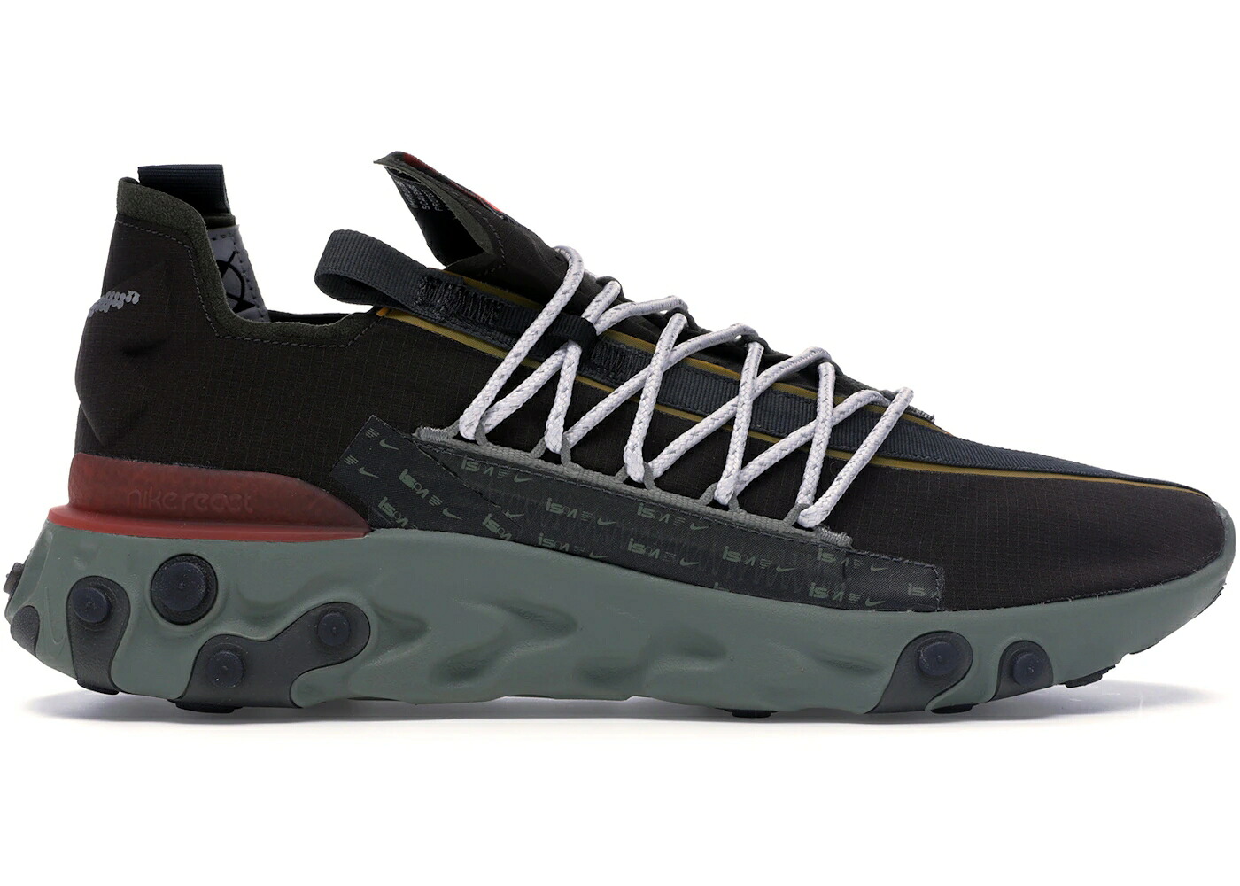 ナイキ リアクト 赤銅色 赤銅色 黒いこと 黒いこと スニーカー メンズ NIKE ISPA REACT LOW VELVET BROWN / VELVET BROWN DARK STUCCO BLACK
