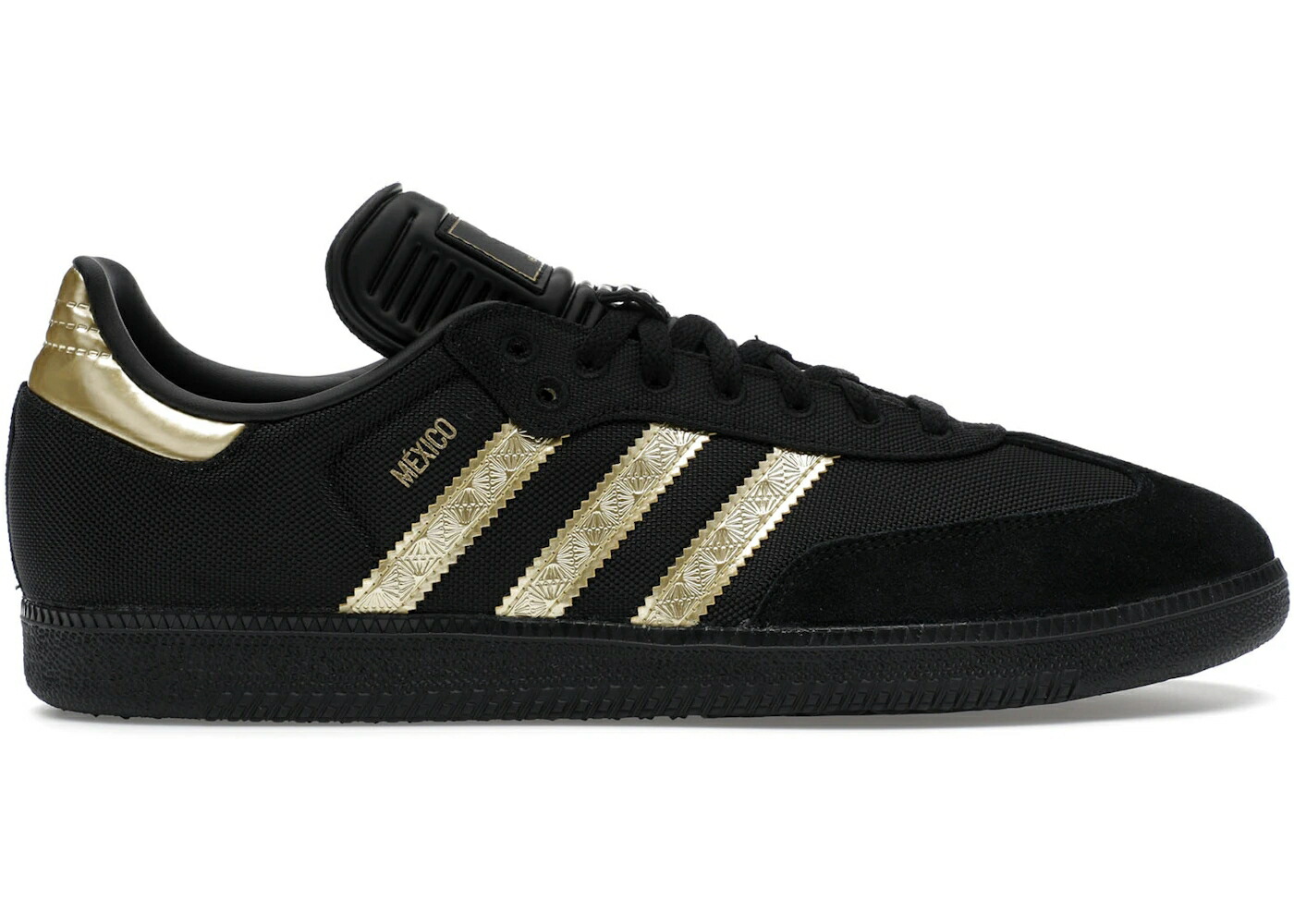 アディダス サンバ メキシコ 黒色 ブラック ゴールド コア スニーカー メンズ ADIDAS SAMBA OG MEXICO BLACK GOLD METALLIC / CORE BLACK GOLD METALLIC