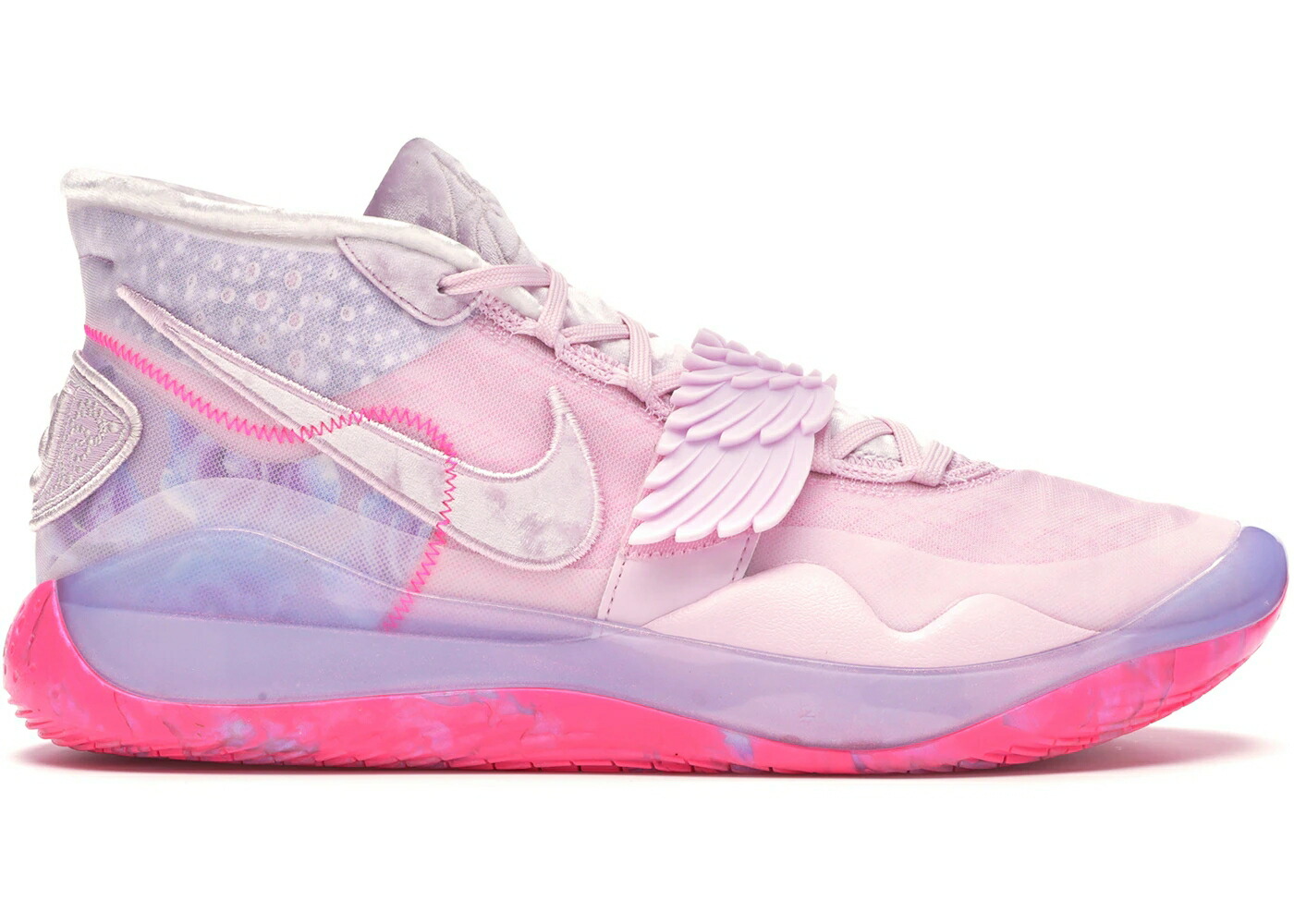 ナイキ パール サクラ色 スニーカー メンズ NIKE KD 12 AUNT PEARL / PINK PINK