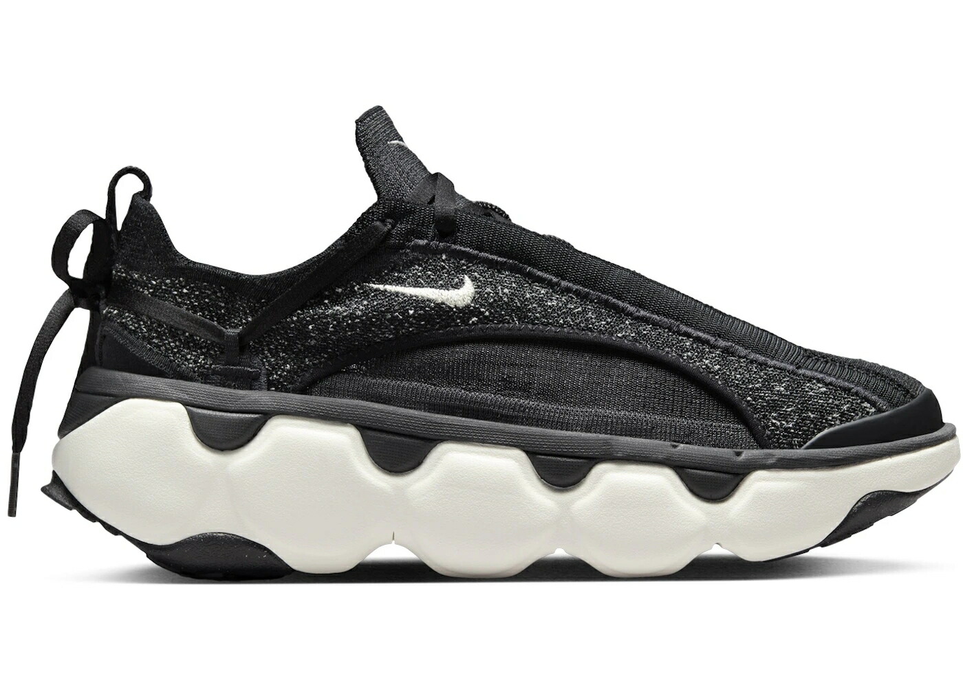 ナイキ 飛球編み物 黒いこと 黒いこと 薄墨色 薄墨色 WOMEN\u0027S スニーカー レディース NIKE FLYKNIT BLOOM BLACK DARK SMOKE GREY SAIL (WOMEN\u0027S) / BLACK DARK SMOKE GREY SAIL