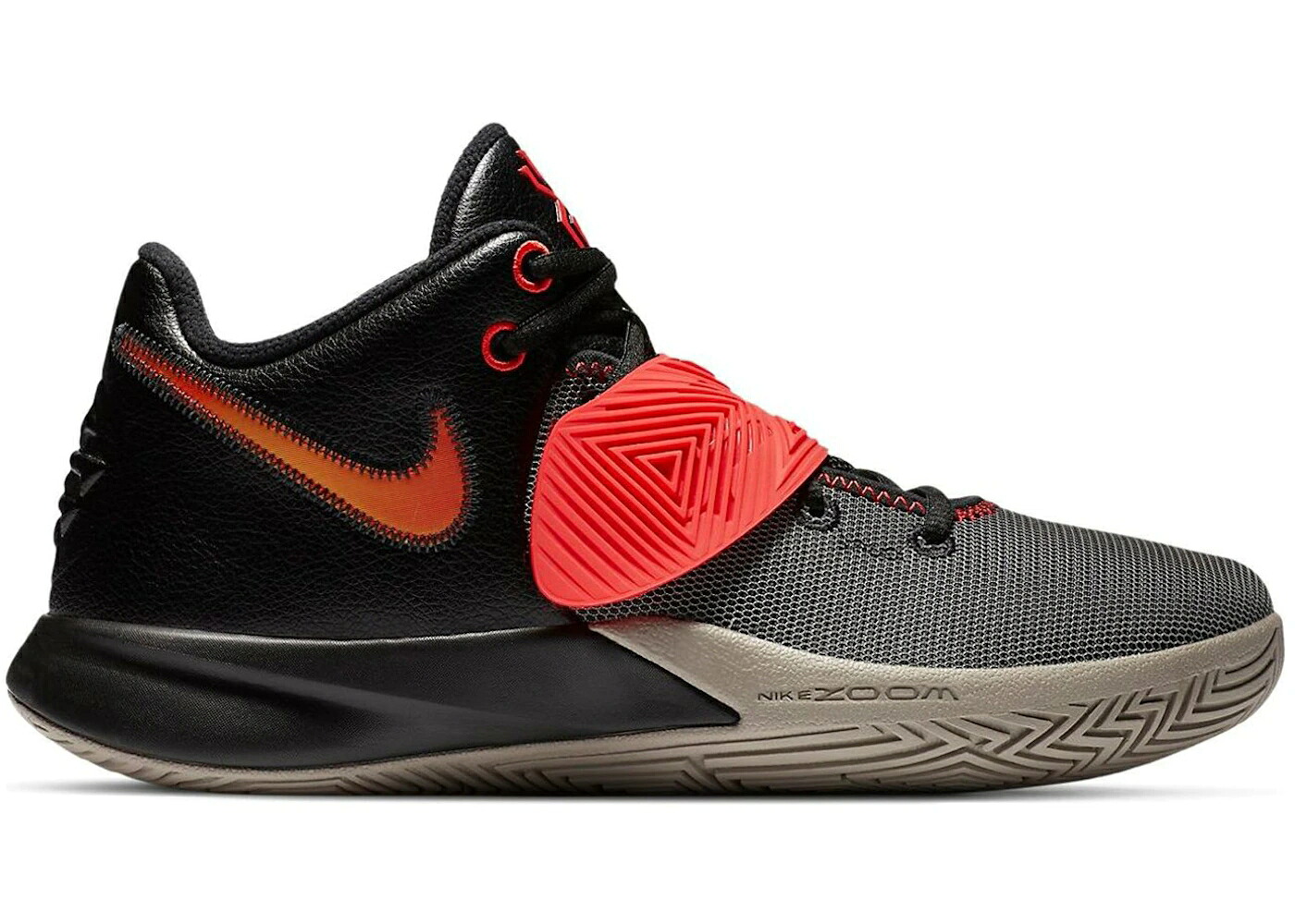 ナイキ カイリー 航空一回り 黒いこと 黒いこと 赤 赤いこと スニーカー メンズ NIKE KYRIE FLYTRAP 3 BLACK CHILE RED / BLACK CHILE RED ENIGMA STONE