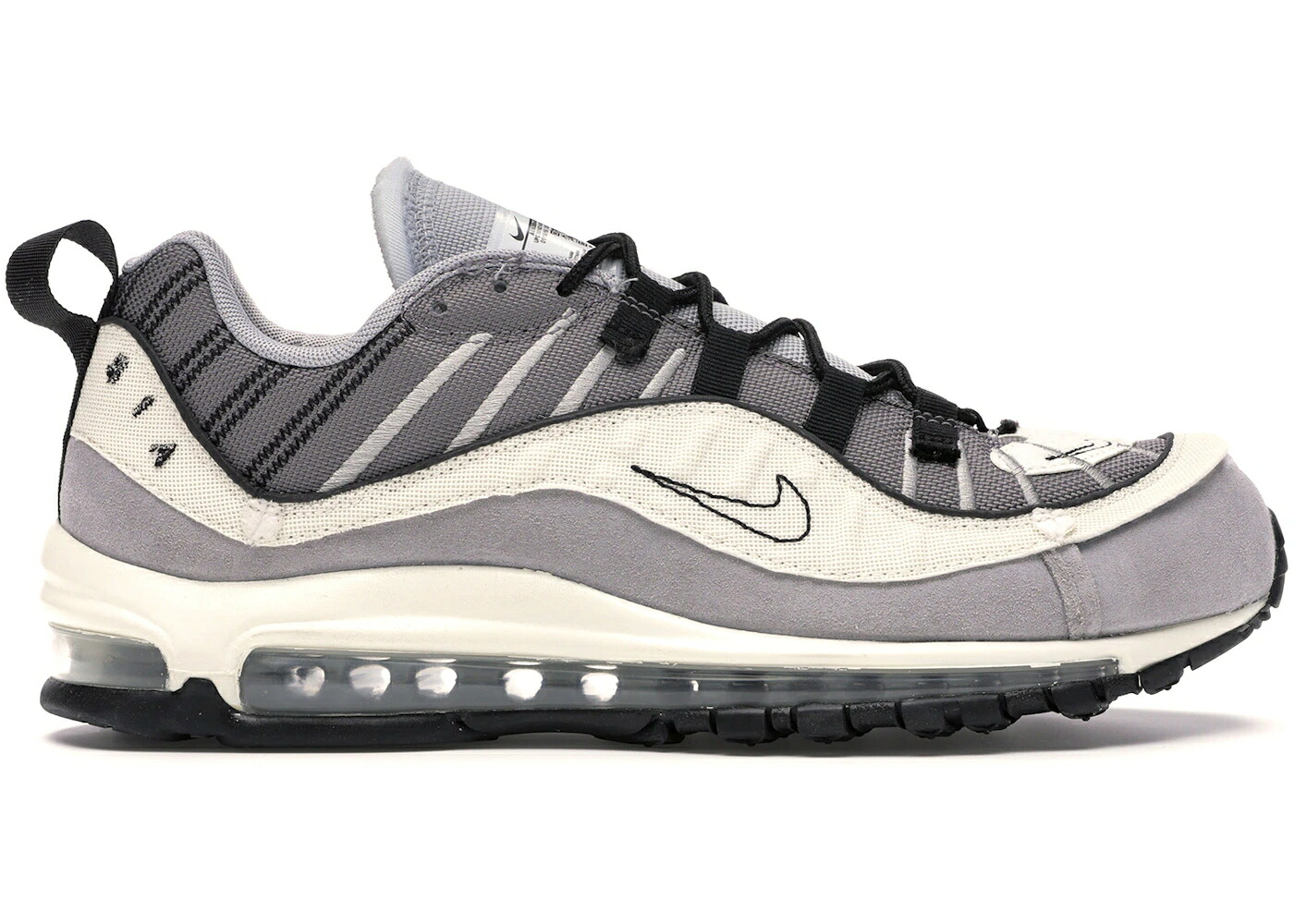 ナイキ マックス 薄墨色 薄墨色 黒いこと 黒いこと エア湖マックス スニーカー メンズ NIKE AIR MAX 98 INSIDE OUT WOLF GREY / WOLF GREY PHANTOM GUNSMOKE BLACK