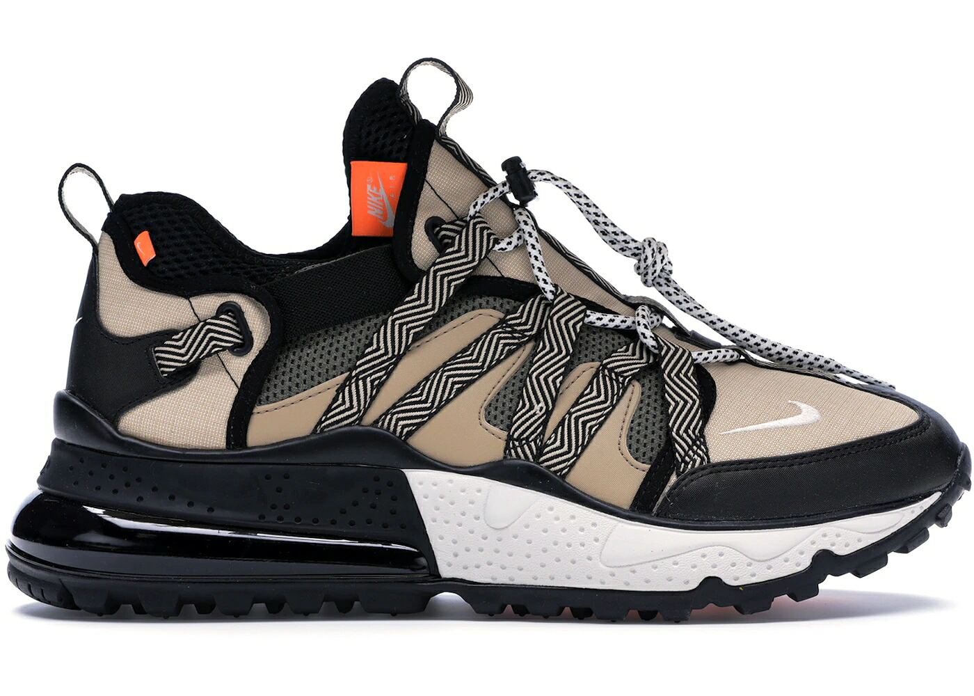 ナイキ マックス 黒いこと 黒いこと 大気圏マックス スニーカー メンズ NIKE AIR MAX 270 BOWFIN BLACK DESERT / BLACK PHANTOM DESERT CONE