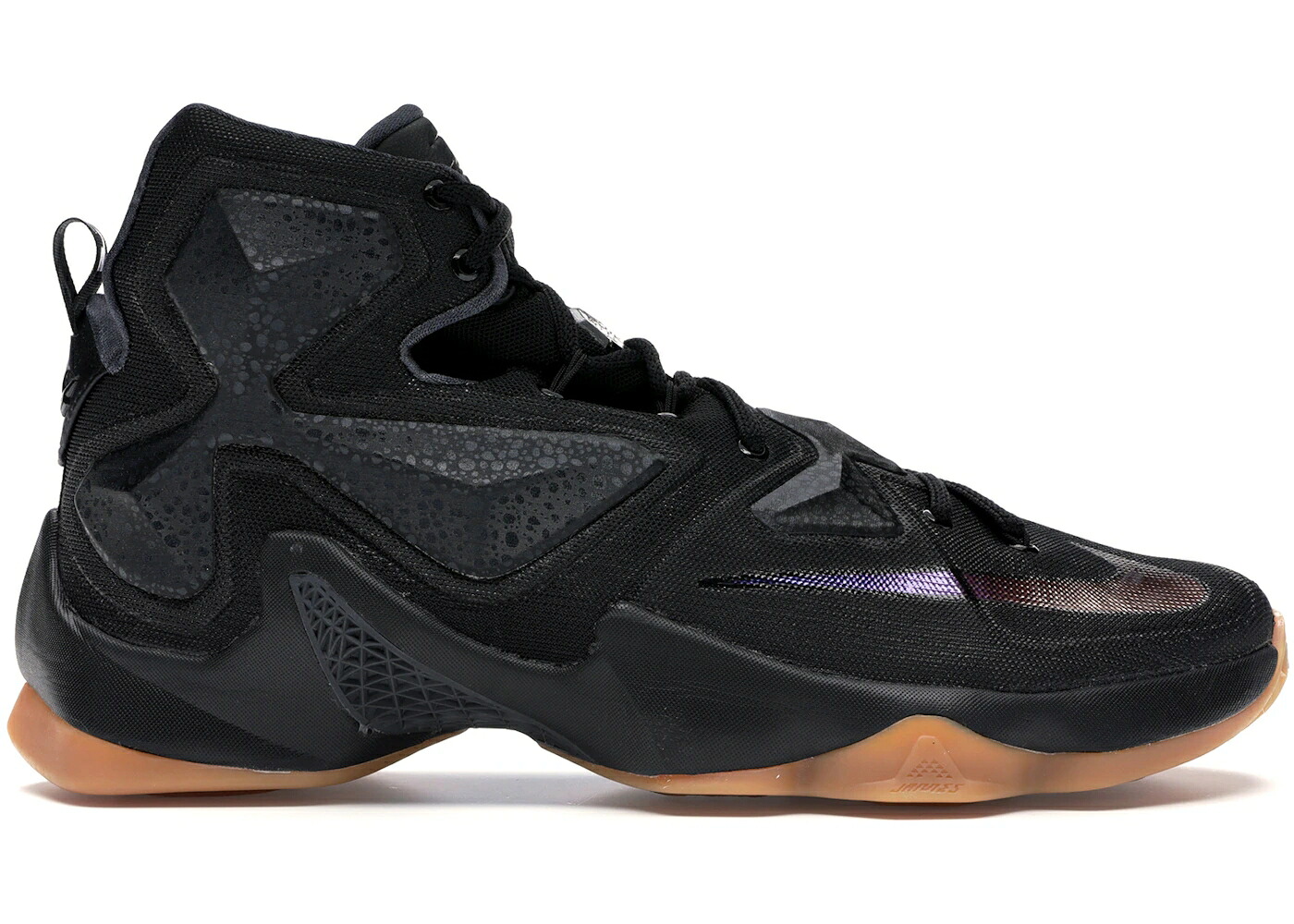 ナイキ レブロン サー青少年 黒いこと 黒いこと スニーカー メンズ NIKE LEBRON 13 BLACK LION / BLACK BLACK ANTHRACITE