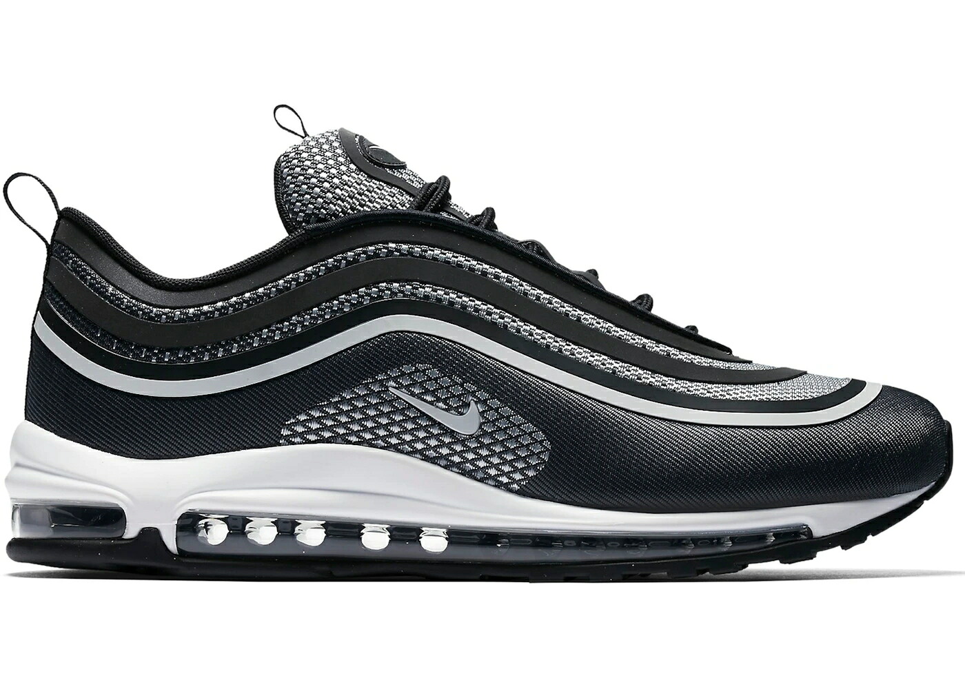 ナイキ マックス ウルトラ 黒いこと 黒いこと 純然たる プラチナム エア湖マックス スニーカー メンズ NIKE AIR MAX 97 ULTRA 17 BLACK PURE PLATINUM / BLACK PURE PLATINUM ANTHRACITE