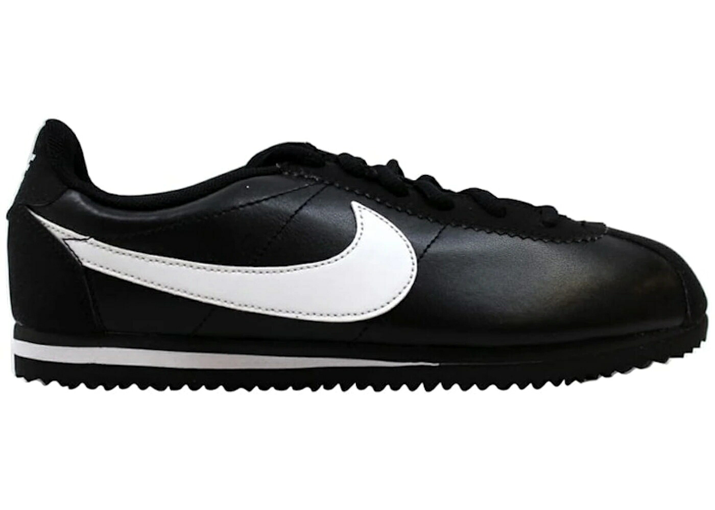 ナイキ コルテッツ 黒色 ブラック 白色 ホワイト ジュニア キッズ NIKE CORTEZ BLACK (GS) / BLACK WHITE ベビー マタニティ スニーカー