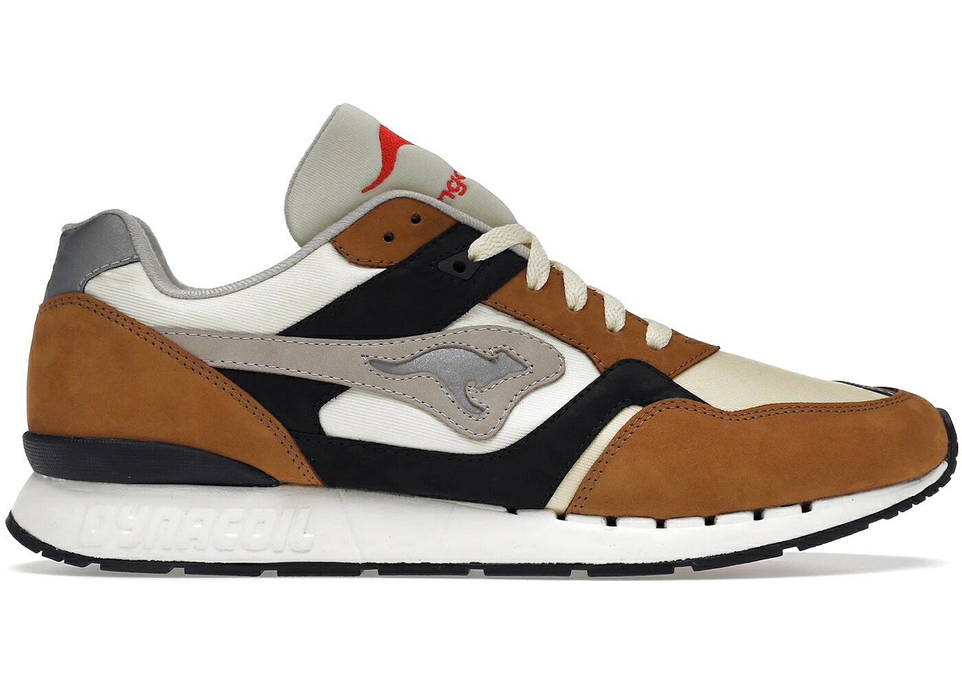 ベージュ 黒色 ブラック スニーカー メンズ KANGAROOS INSIDE JOB MORPRIME INDUSTRIES TOMMY TRIGGAH / CHESTNUT BEIGE BLACK｜スニケス