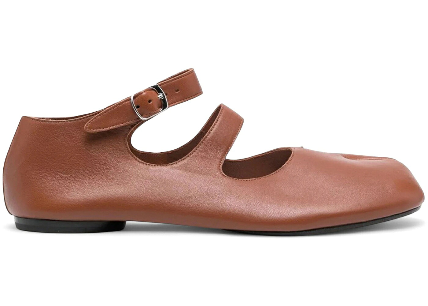 メゾンマルジェラ 女性バレエダンサー 同盟罷工一回り WOMEN\u0027S スニーカー レディース MAISON MARGIELA MAISON MARGIELA TABI BALLERINA DOUBLE STRAP FLATS NUTMEG (WOMEN\u0027S) /