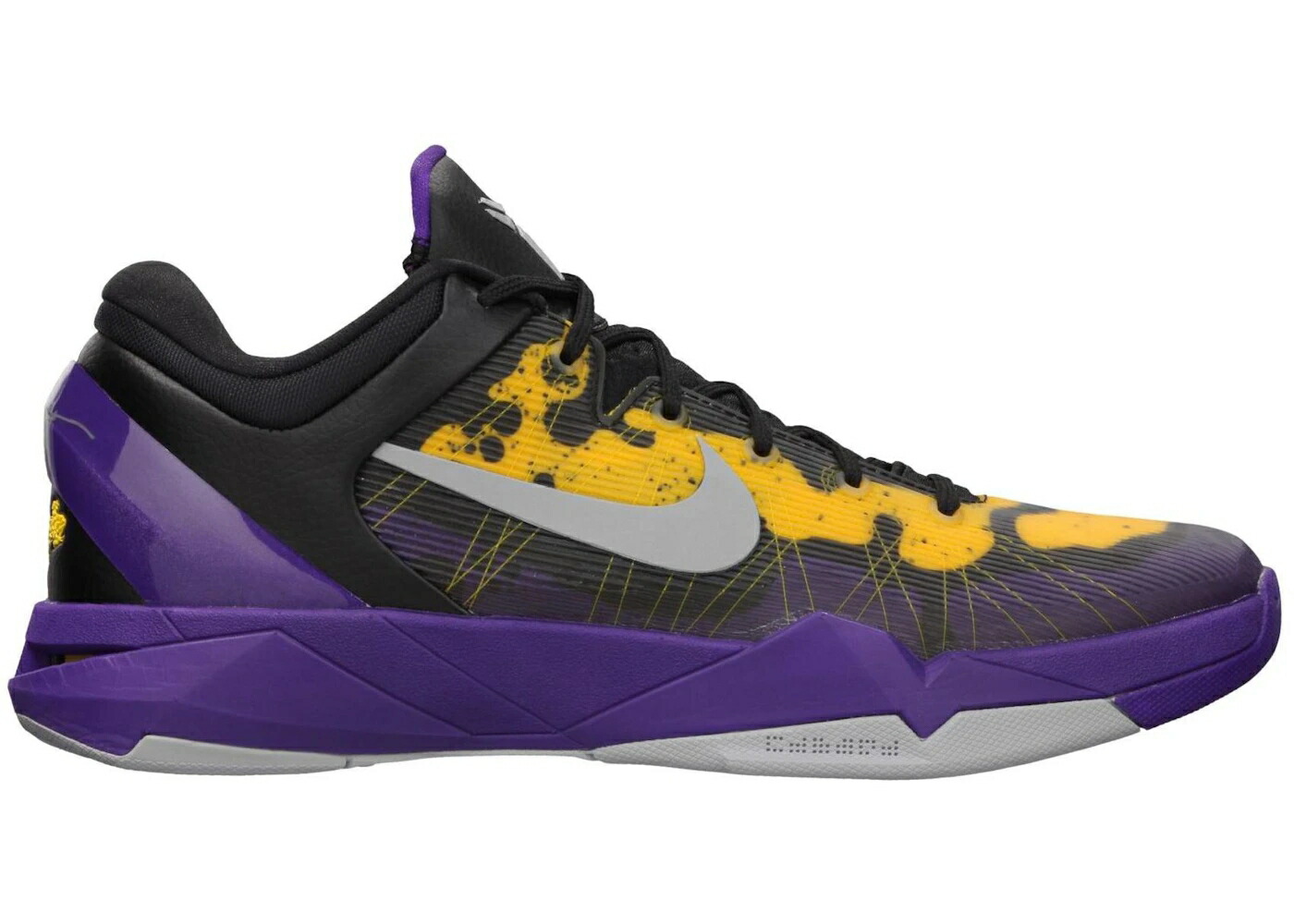ナイキ コービー ダート コート 紫 パープル 灰色 グレー 黒色 ブラック スニーカー メンズ NIKE KOBE 7 POISON DART FROG (LAL) / COURT PURPLE WOLF GREY BLACK