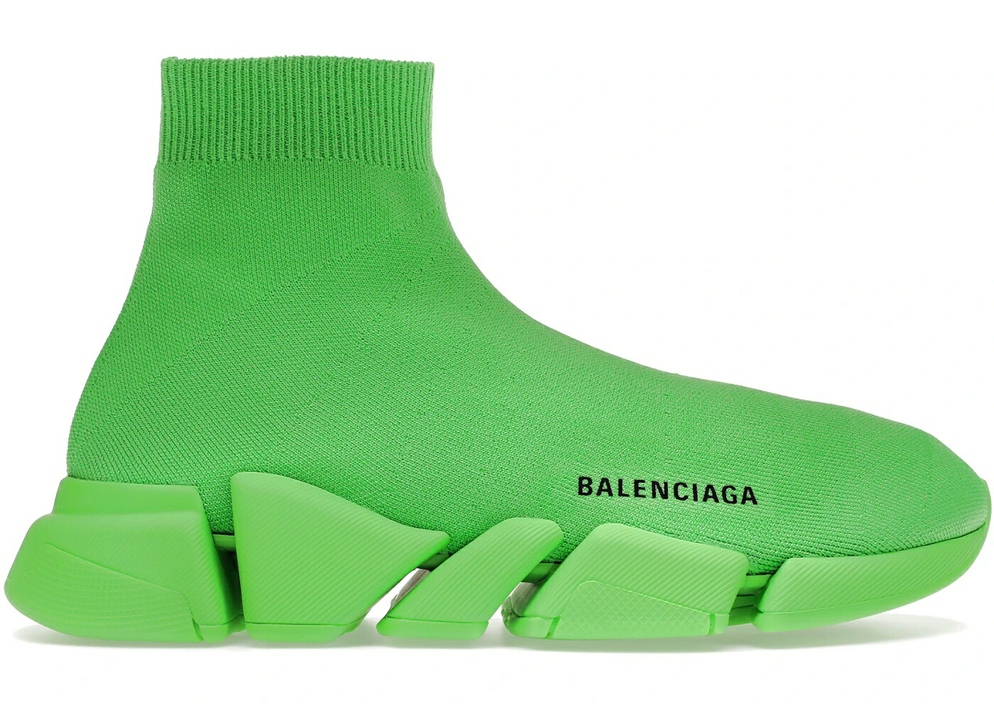 バレンシアガ 機敏さ 緑 緑であること 2.0 スニーカー メンズ BALENCIAGA SPEED FLUO GREEN /