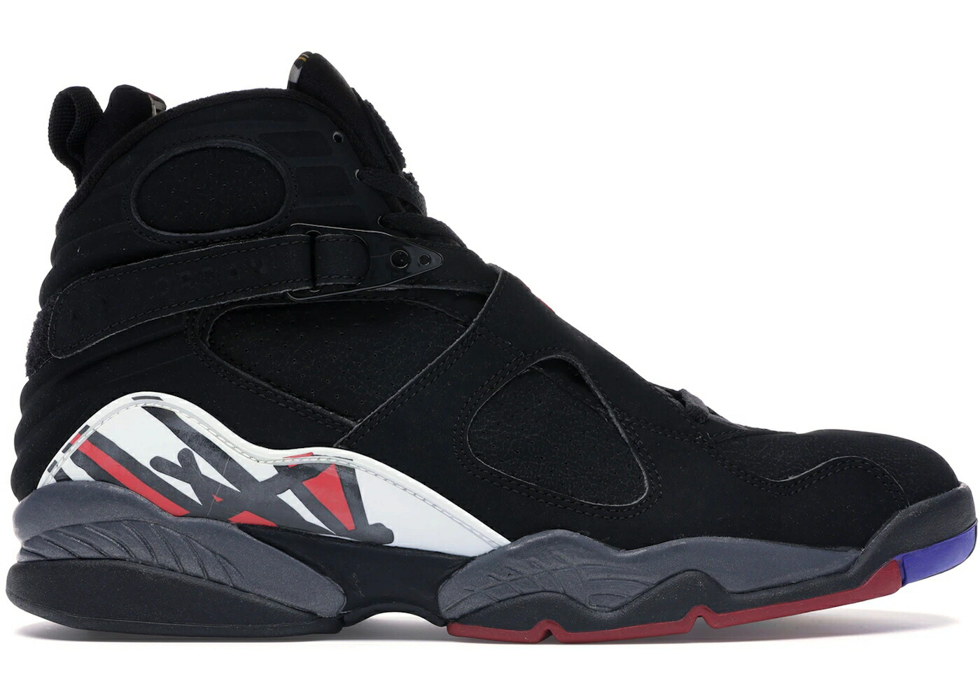 ナイキ ジョーダン 黒いこと 黒いこと 赤 赤いこと 白いこと 白いこと スニーカー メンズ JORDAN 8 RETRO PLAYOFFS (2007) / BLACK VARSITY RED WHITE