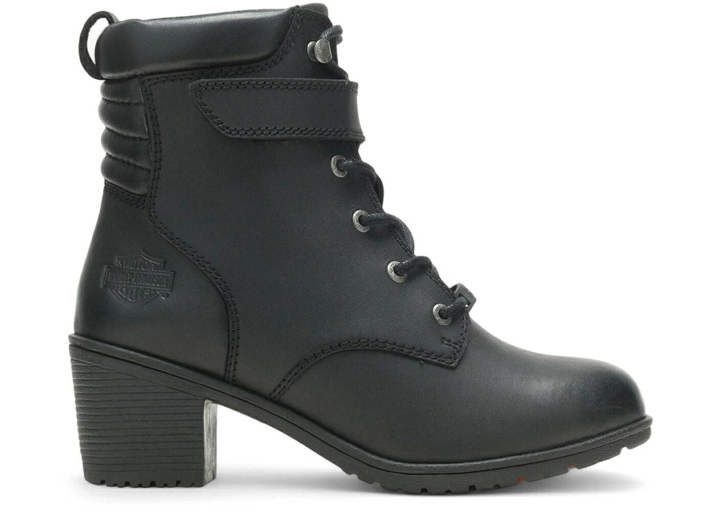 ハーレーダビッドソン ブーツ 黒いこと 黒いこと WOMEN\u0027S スニーカー レディース HARLEY-DAVIDSON FANNIN 5 LACE BOOTS BLACK (WOMEN\u0027S) /
