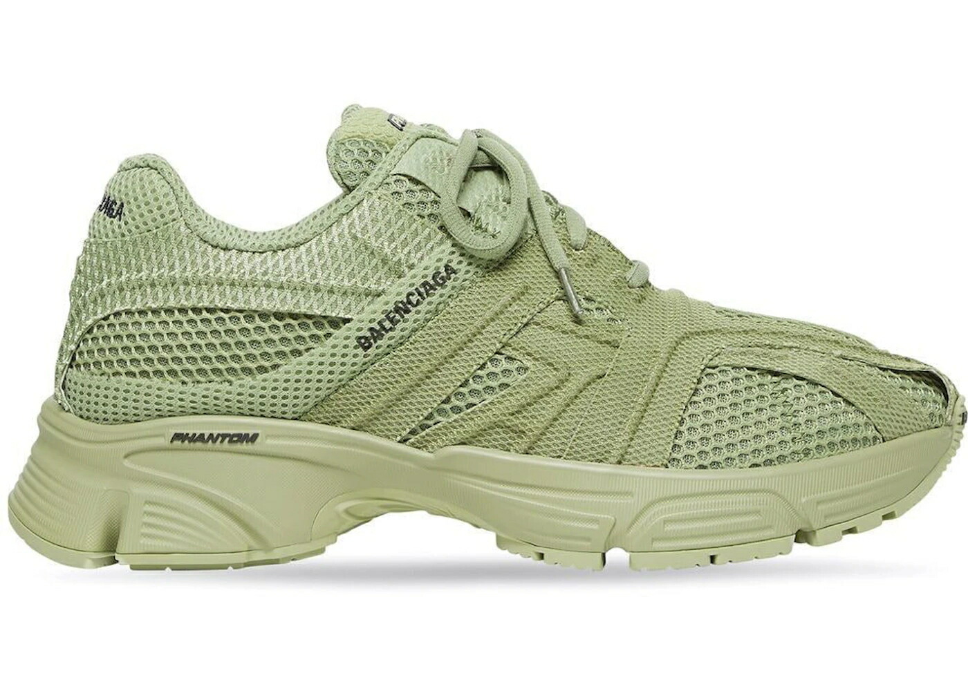 バレンシアガ カーキ スニーカー メンズ BALENCIAGA PHANTOM LIGHT KHAKI / LIGHT KHAKI
