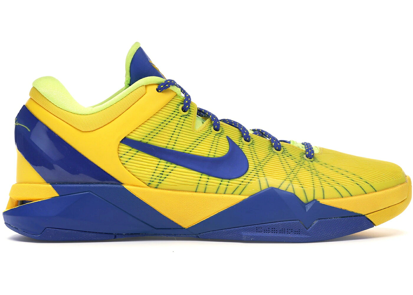 ナイキ コービー 黄味がかった 黄色 競り合い 競り合いロイヤル 青 青み スニーカー メンズ NIKE KOBE 7 BARCELONA (AWAY) / TOUR YELLOW GAME ROYAL LEMON