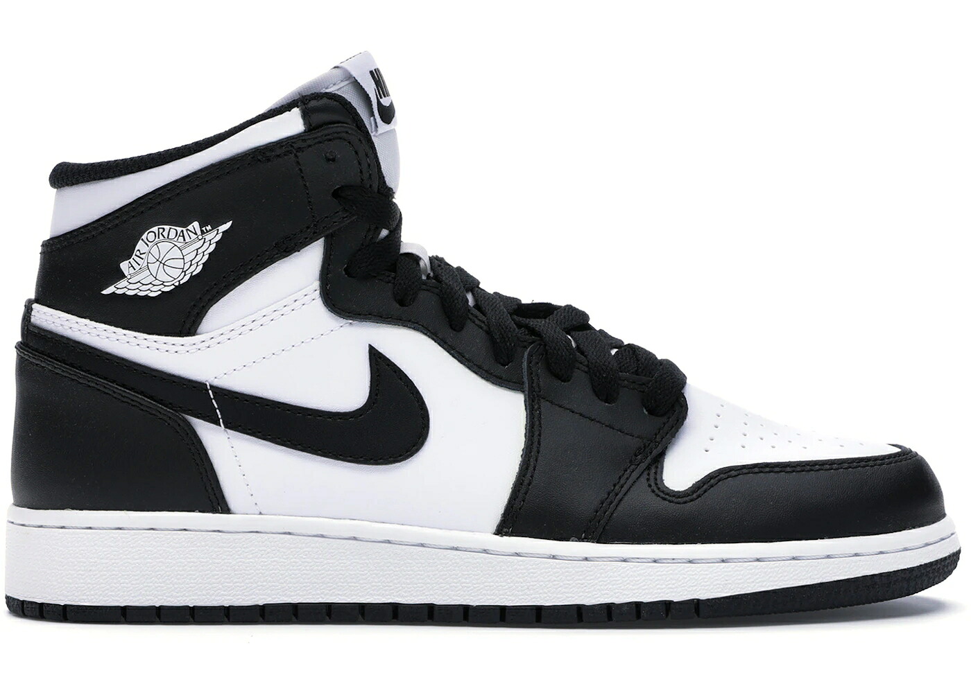 ナイキ ジョーダン 黒色 ブラック 白色 ホワイト ジュニア キッズ JORDAN 1 RETRO BLACK WHITE (2014) (GS) / BLACK WHITE BLACK ベビー マタニティ スニーカー|スニケス