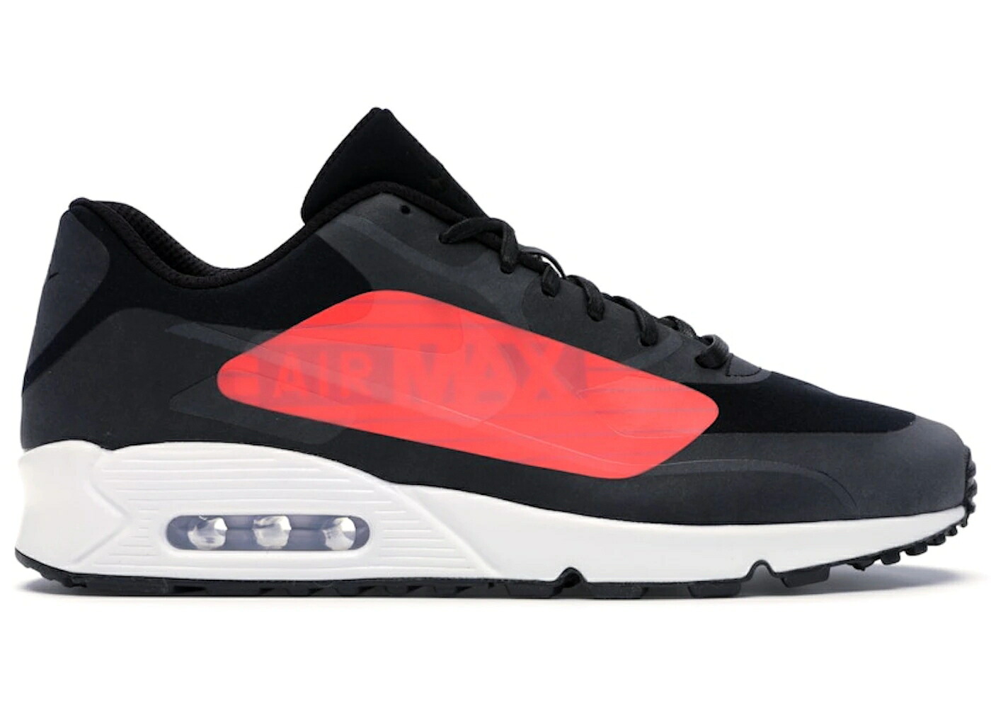 ナイキ マックス ロゴタイプ 黒いこと 黒いこと クリムゾン 大気圏マックス スニーカー メンズ NIKE AIR MAX 90 NS BIG LOGO BLACK CRIMSON / BLACK BRIGHT CRIMSON EMBER GLOW