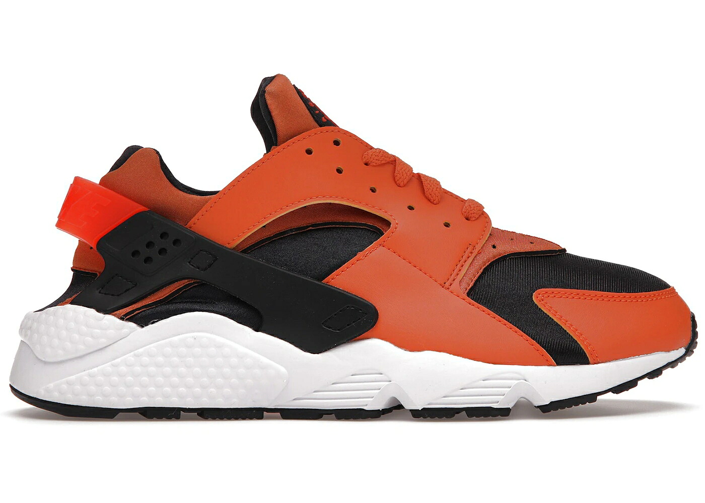ナイキ ハラチ カリー 黒いこと 黒いこと 白いこと 白いこと 橙 オレンジ色 スニーカー メンズ NIKE AIR HUARACHE HOT CURRY / HOT CURRY BLACK WHITE ORANGE