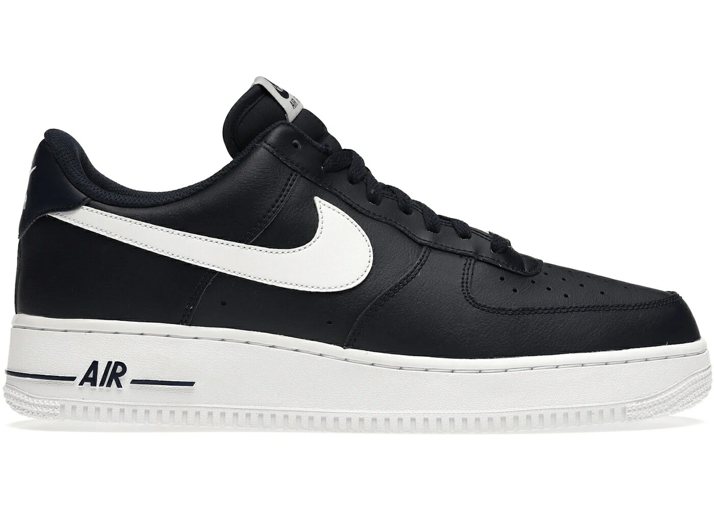 ナイキ 紺色 ネイビー 白色 ホワイト エアフォース 07 スニーカー メンズ NIKE AIR FORCE 1 LOW MIDNIGHT NAVY / MIDNIGHT NAVY WHITE