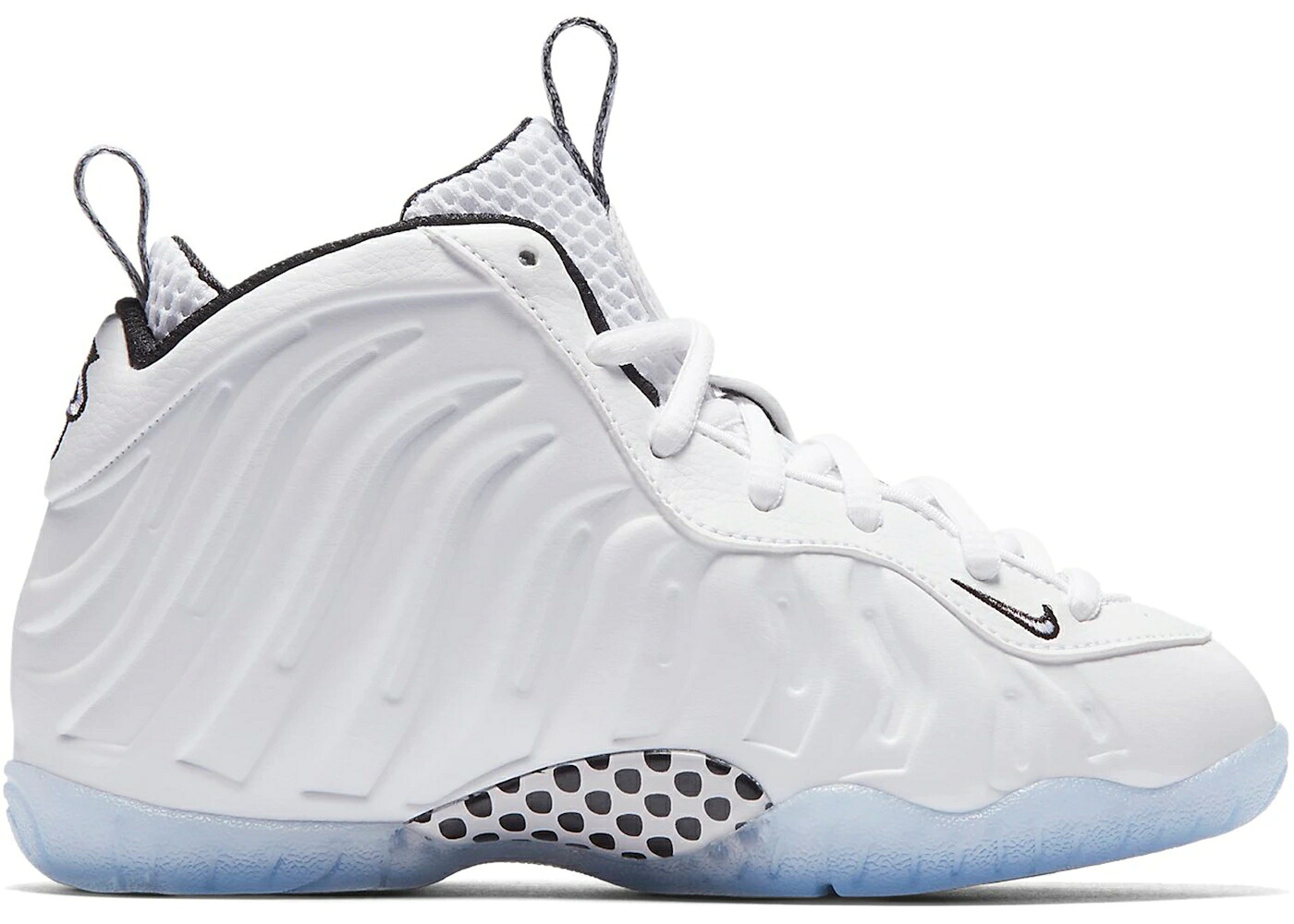 ナイキ フォームポジット 白色 ホワイト 黒色 ブラック エアフォームポジットワン ジュニア キッズ NIKE AIR FOAMPOSITE ONE WHITE ICE (PS) / WHITE BLACK ベビー マタニティ スニーカー