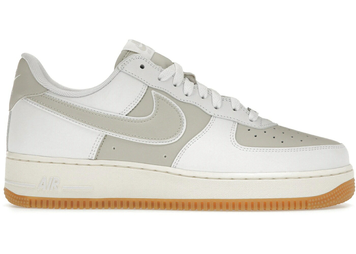 ナイキ 白いこと 白いこと しろがね色 しろがね色 空軍 \u002707 スニーカー メンズ NIKE AIR FORCE 1 LOW WHITE SAIL LIGHT SILVER GUM / WHITE LIGHT SILVER SAIL LIGHT