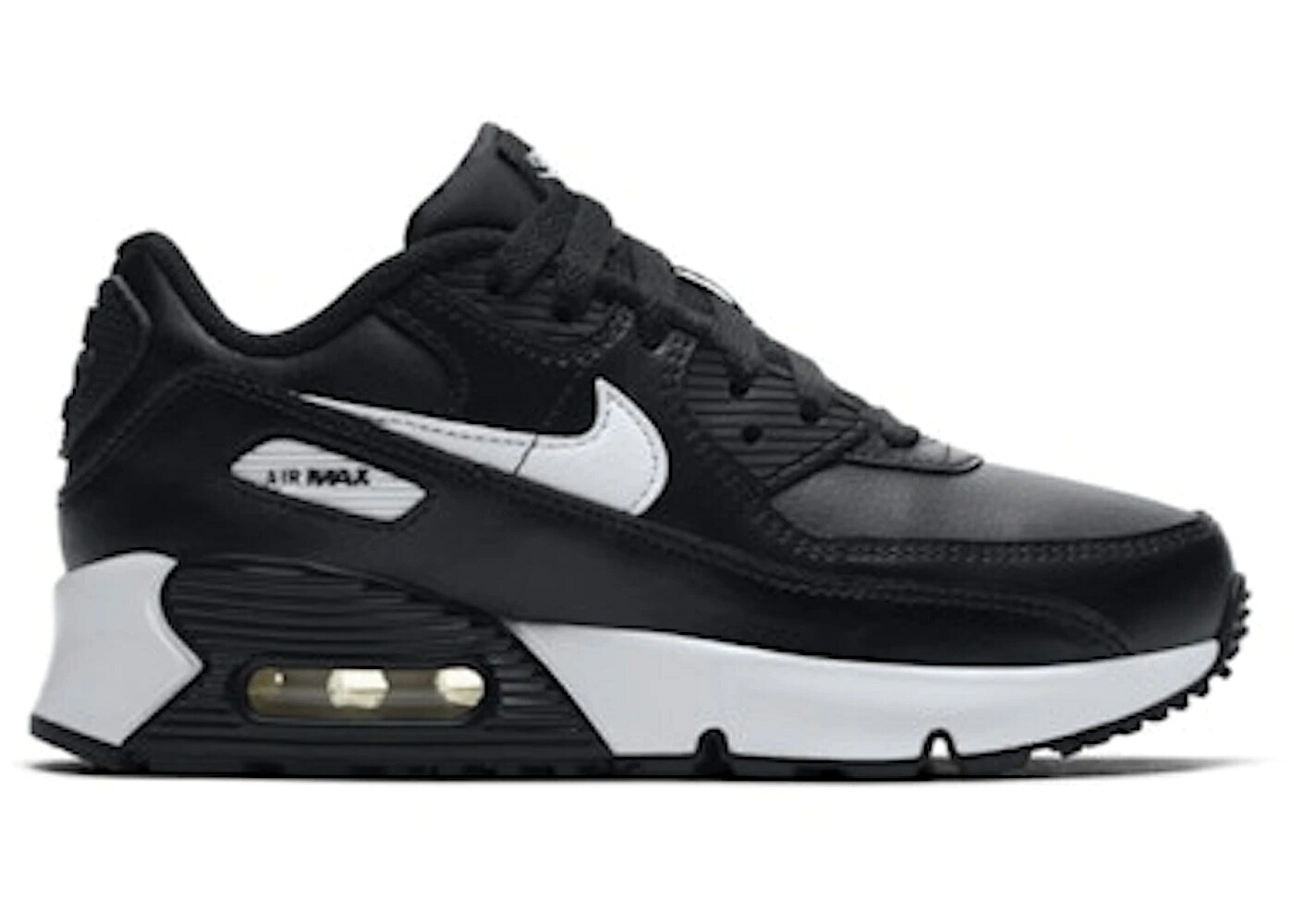 ナイキ マックス 黒色 ブラック 白色 ホワイト エアマックス ジュニア キッズ NIKE AIR MAX 90 BLACK WHITE (PS) / BLACK BLACK WHITE ベビー マタニティ スニーカー