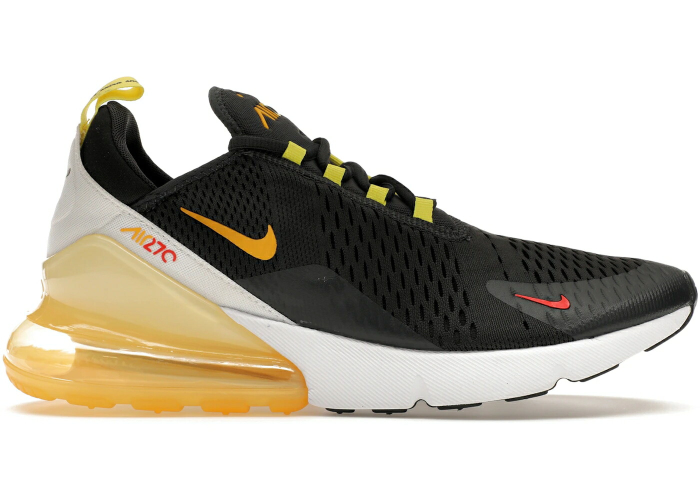 ナイキ マックス 黄味がかった 黄色 ストライク エア湖マックス スニーカー メンズ NIKE AIR MAX 270 GO THE EXTRA SMILE / ANTHRACITE YELLOW STRIKE SUMMIT