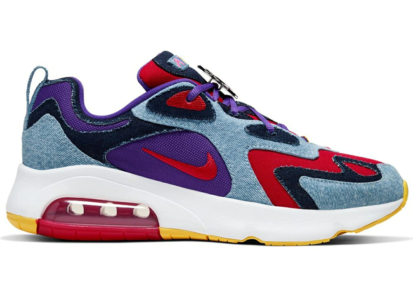 ナイキ マックス 紫 パープル 赤 赤いこと 大気圏マックス スニーカー メンズ NIKE AIR MAX 200 MULTICOLOR / VOLTAGE PURPLE UNIVERSITY RED