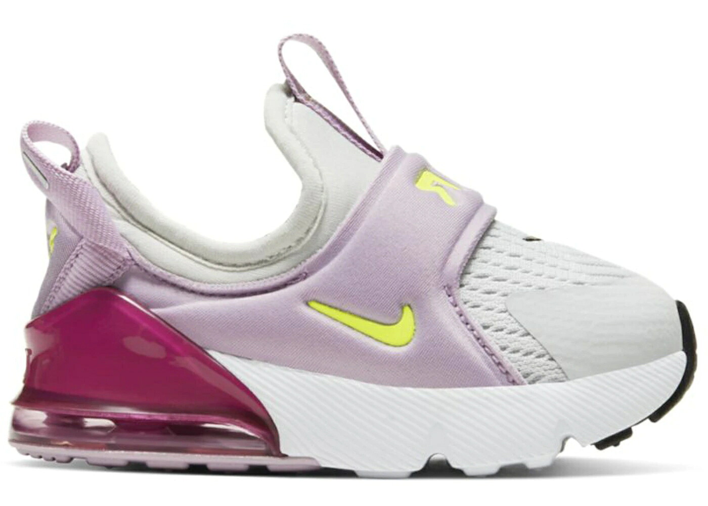 ナイキ マックス 黒いこと 黒いこと 大気圏マックス お坊っちゃん キッズ NIKE AIR MAX 270 EXTREME PHOTON DUST (TD) / PHOTON DUST ICED LILAC BLACK