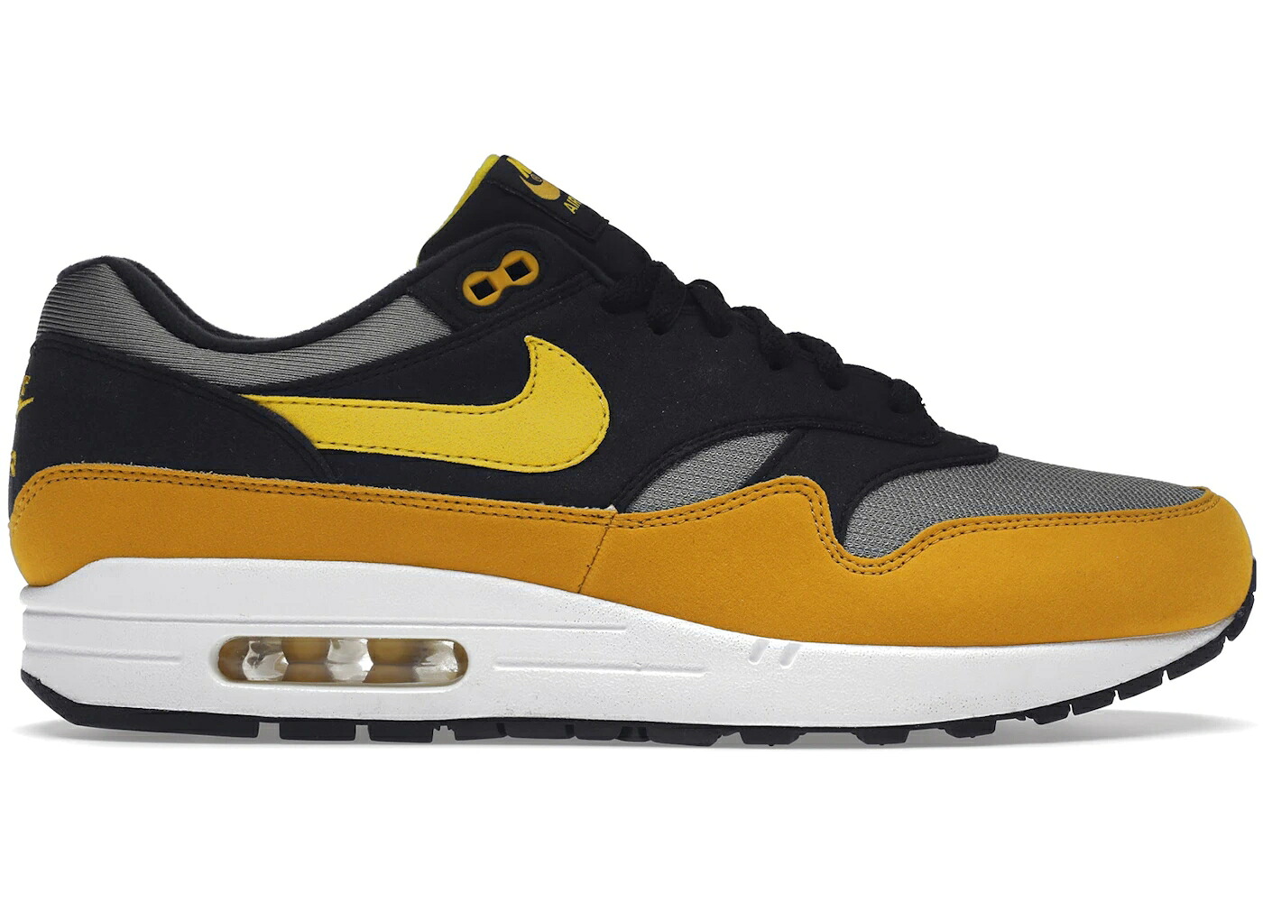 ナイキ マックス 黒いこと 黒いこと 大気圏マックス スニーカー メンズ NIKE AIR MAX 1 DARK STUCCO VIVID SULFUR / DARK STUCCO VIVID SULFUR BLACK