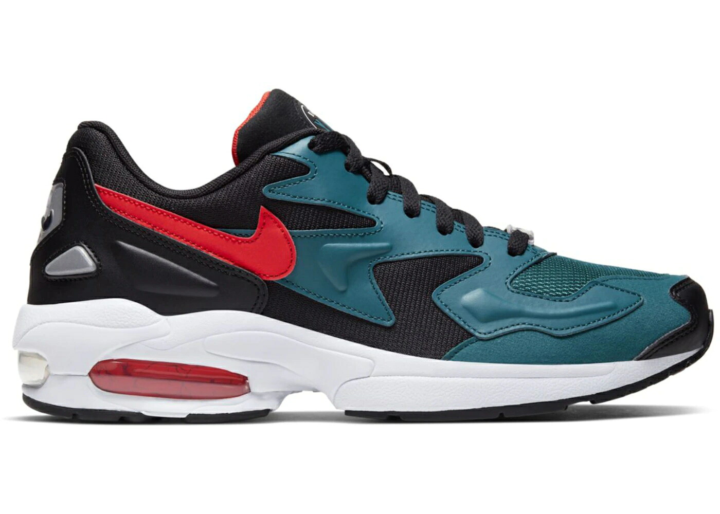ナイキ マックス 黒いこと 黒いこと 赤 赤いこと 大気圏マックス スニーカー メンズ NIKE AIR MAX 2 LIGHT BLACK TEAL / BLACK TEAL RED