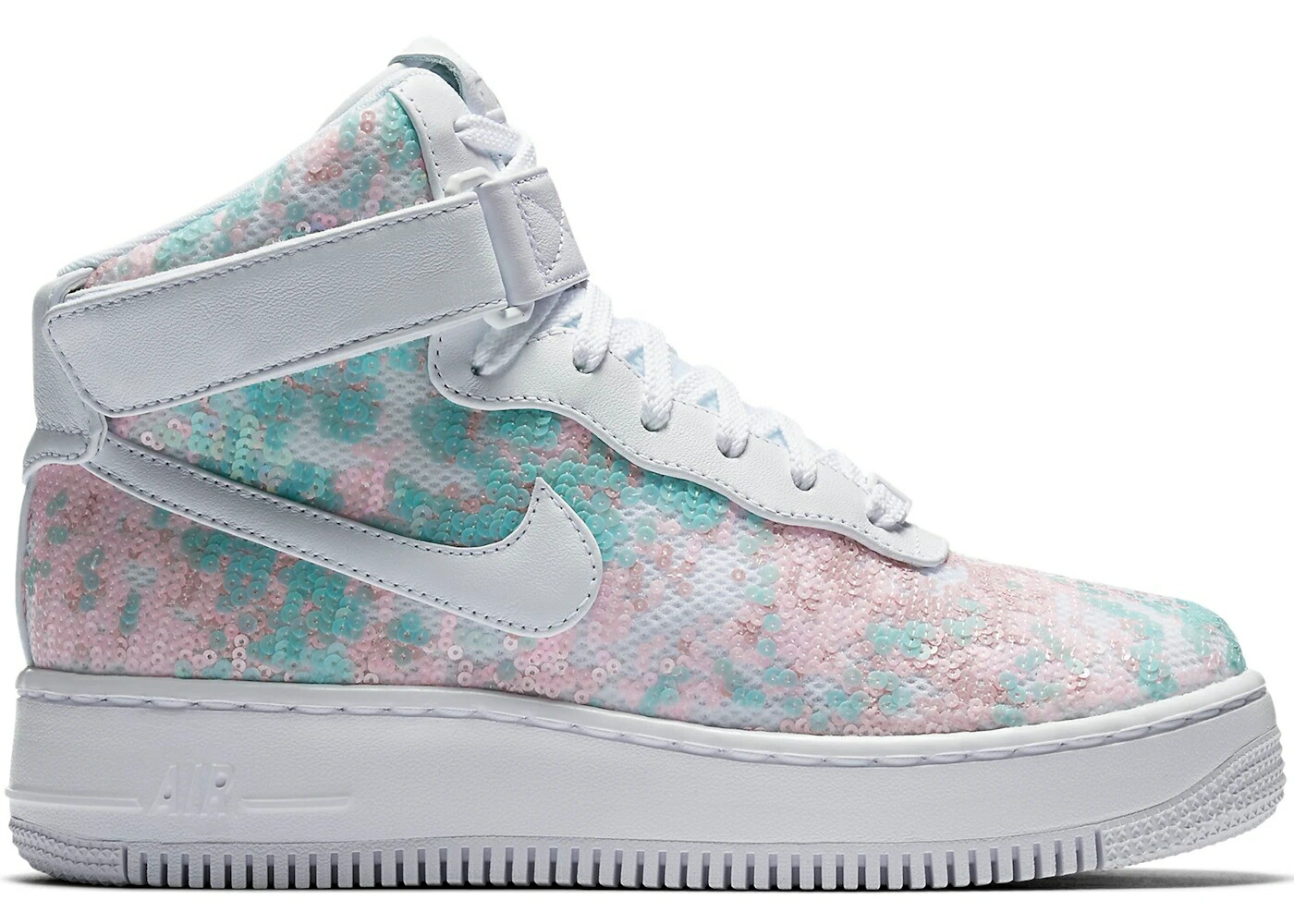 ナイキ ハイ 白色 ホワイト エアフォース WOMEN'S スニーカー レディース NIKE AIR FORCE 1 UPSTEP HIGH GLASS SLIPPER (WOMEN'S) / WHITE WHITE 58,520円