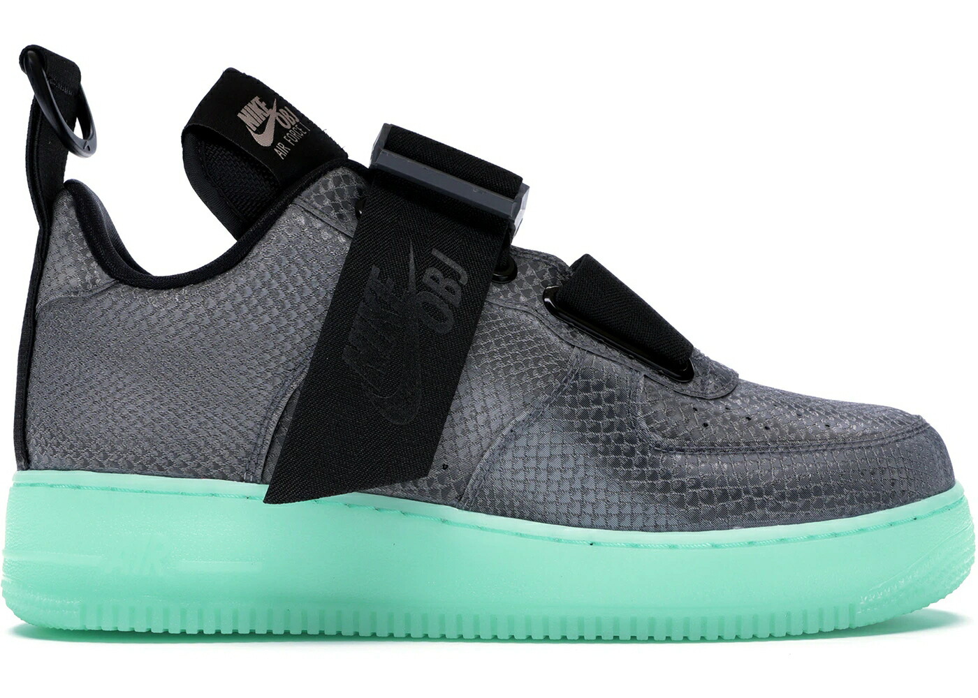 ナイキ クール 灰色 グレー 白色 ホワイト 黒色 ブラック エアフォース スニーカー メンズ NIKE AIR FORCE 1 UTILITY ODELL BECKHAM JR / COOL GREY WHITE BLACK