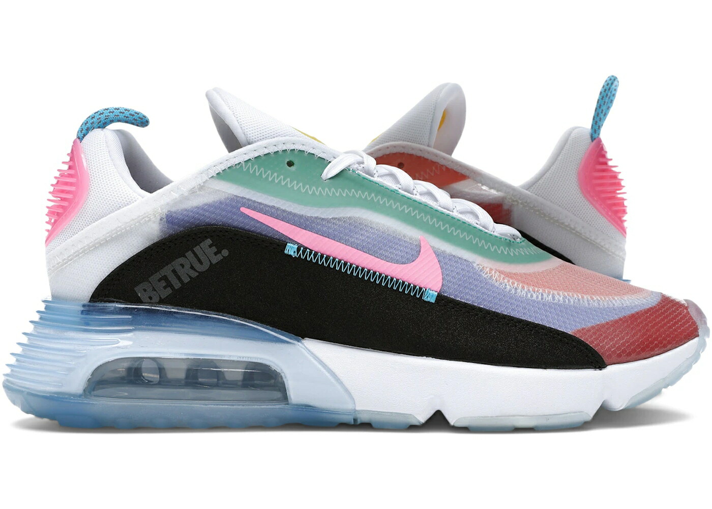 ナイキ マックス 黒いこと 黒いこと 白いこと 白いこと 大気圏マックス スニーカー メンズ NIKE AIR MAX 2090 BE TRUE (2020) / MULTI COLOR BLACK WHITE